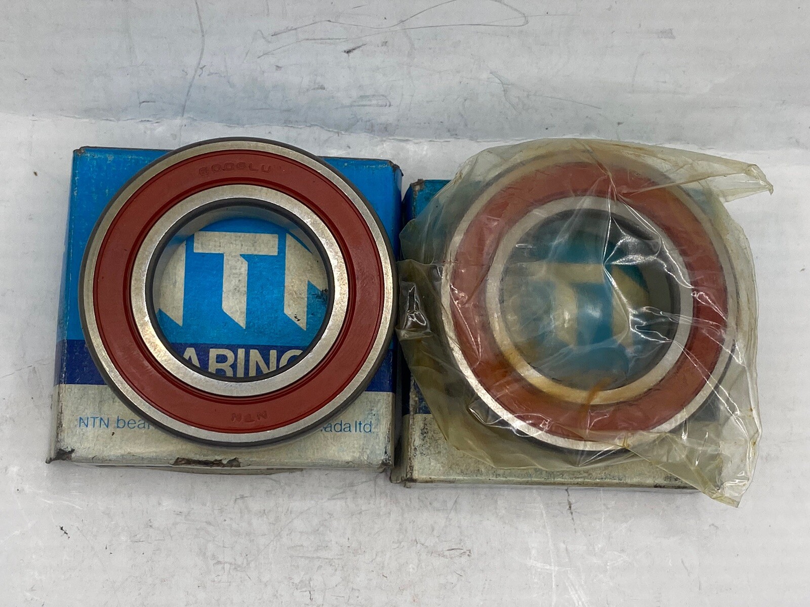 Lot Of 2 NTN 6006 LLU Radial Ball Bearing, RUBBER SEALED 6006 2RS 30x55x13mm