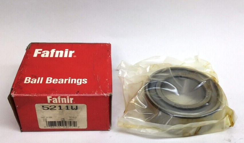 Fafnir 5211W Angular Contact Bearing Double Row 55mm ID X 100mm OD X 1.3125 in W