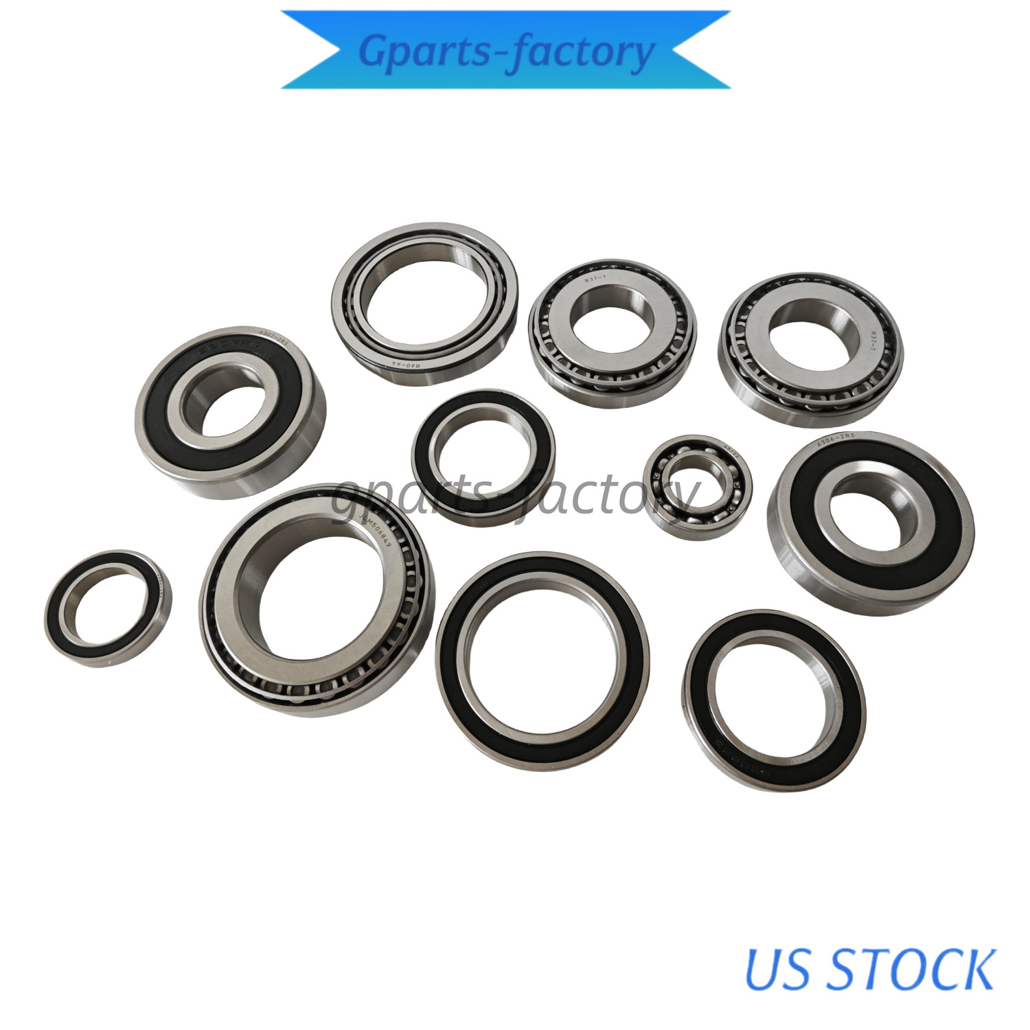 11Pcs Transmission Bearing Set for C-max Fusion Lincoln Hybrid HF35 R37-7 6908