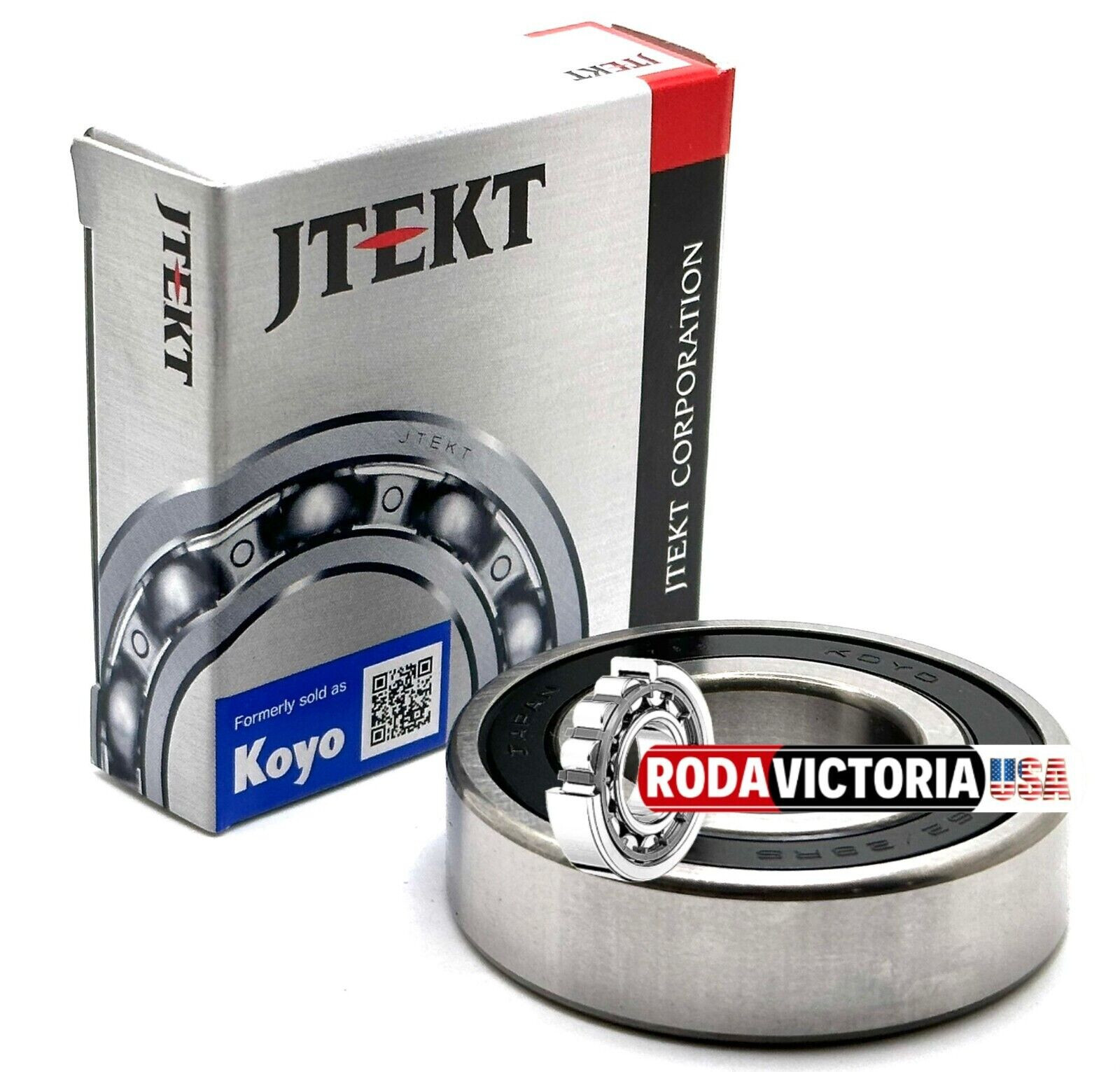 KOYO 62/28 2RS DEEP GROOVE BALL BEARING, RUBBER SEALED 28x58x16 mm 62/28 RS