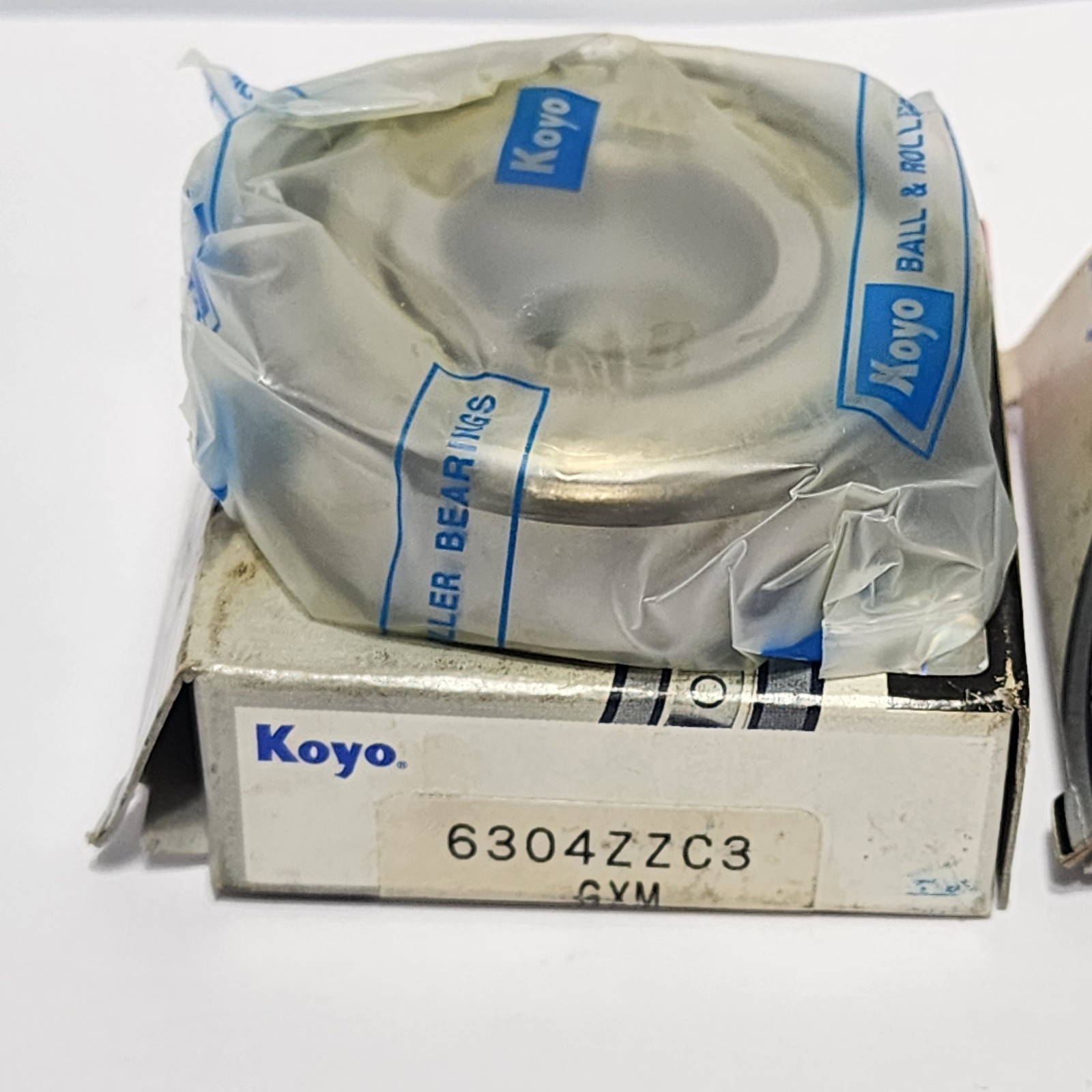 6304 ZZC3 / 6304 ZZ JEM Koyo Ball Bearing 20mm X 52mm X 15mm (Lot of 3)