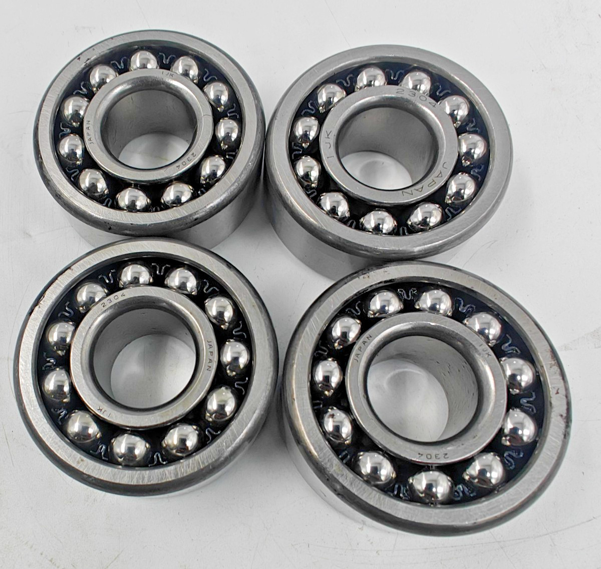 (4Pcs.) 2304 IJK Double Row Self-Aligning Ball Bearing 2304 JAPAN Lot of 4pcs