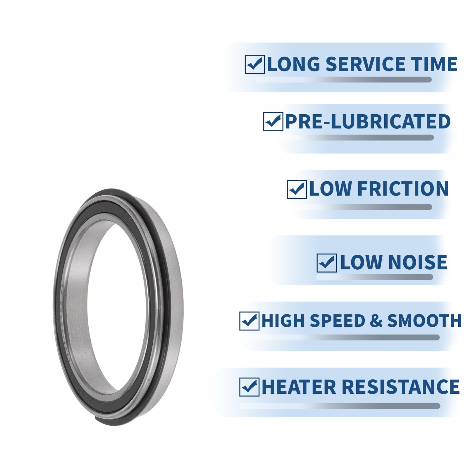 6808NR2RS Deep Groove Ball Bearings 40x52x7mm Scooter Skateboard Wheel