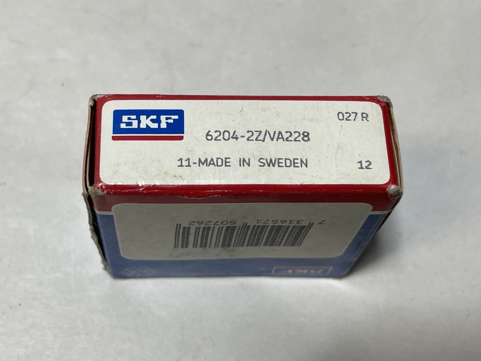 SKF Deep Groove Ball Bearing 6204-2Z/VA228 (20mm ID x 47mm OD x 14mm W)