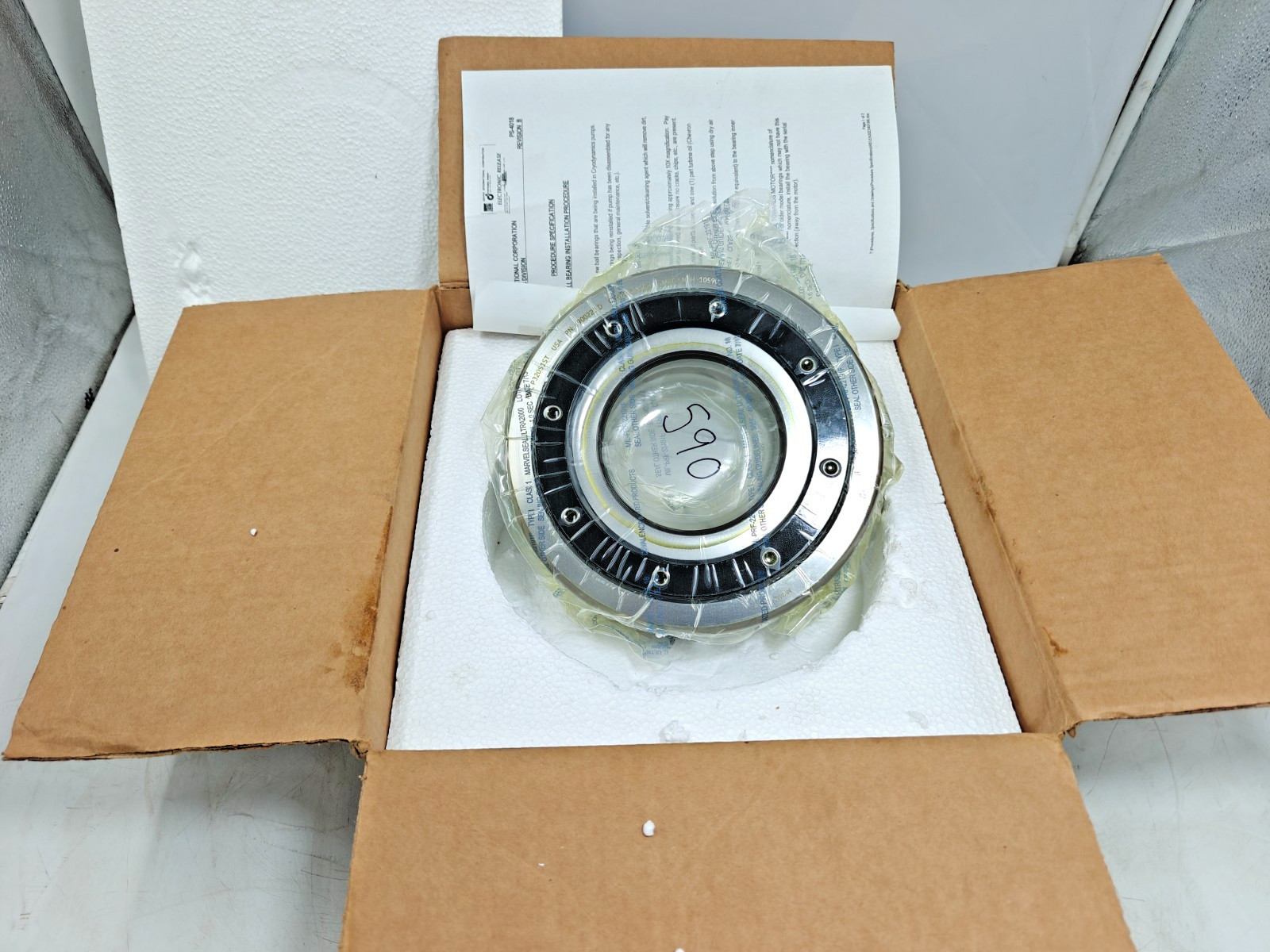 MRC P320S1ST CRYODYNAMICS Ball Bearing MRC SN H 10590 PN: 6900220 D 6320 Bearing