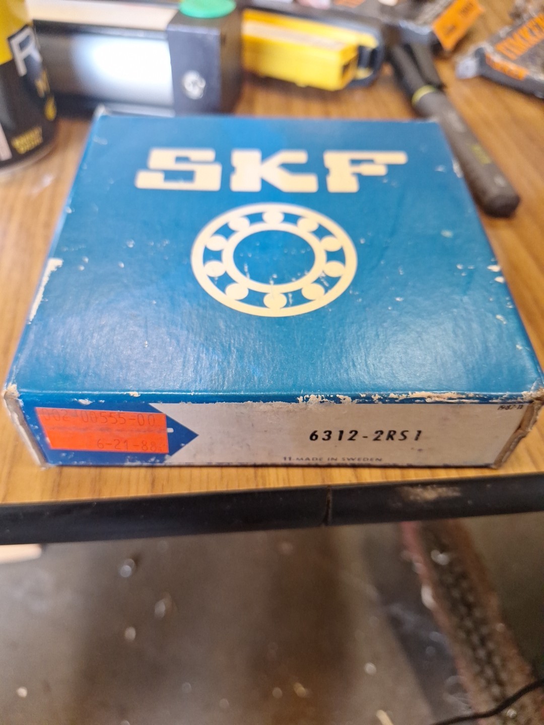 NEW SKF 6312-2RS1/C3GJN BALL BEARING 63122RS1C3GJN