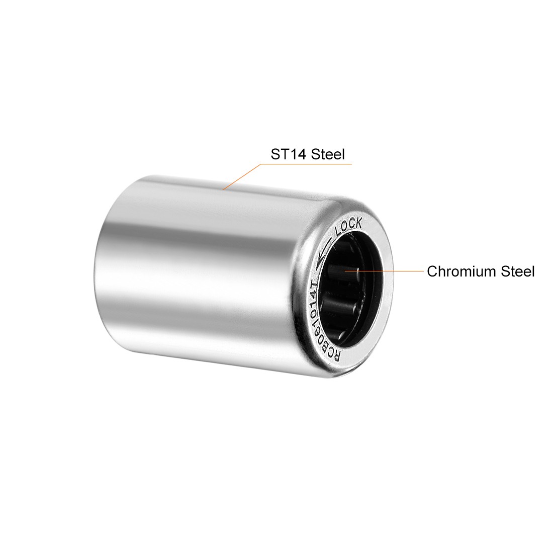 RCB061014 Needle Roller One Way Bearings 3/8″ Bore 5/8″ OD 7/8″ Width 2pcs