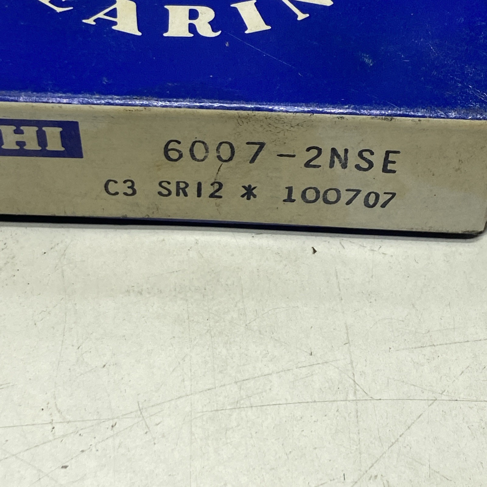 6007-2NSE9 C3 NACHI Brand Rubber Seal Ball Bearing 35x62x14 6007 2RS 6007RS
