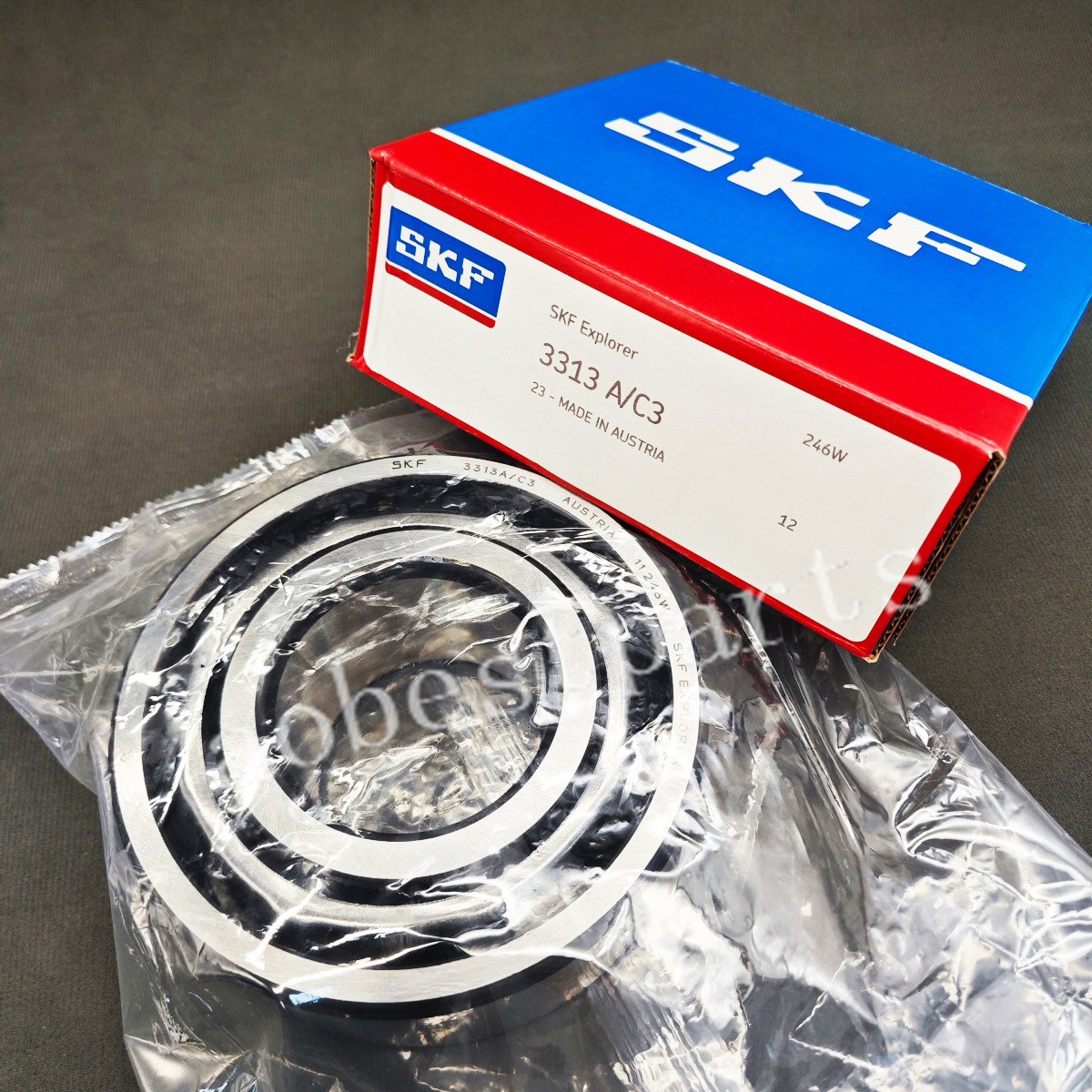 1X New Double Row Angular Contact Ball Bearing for SKF 3313 A/C3 65x140x58.7mm