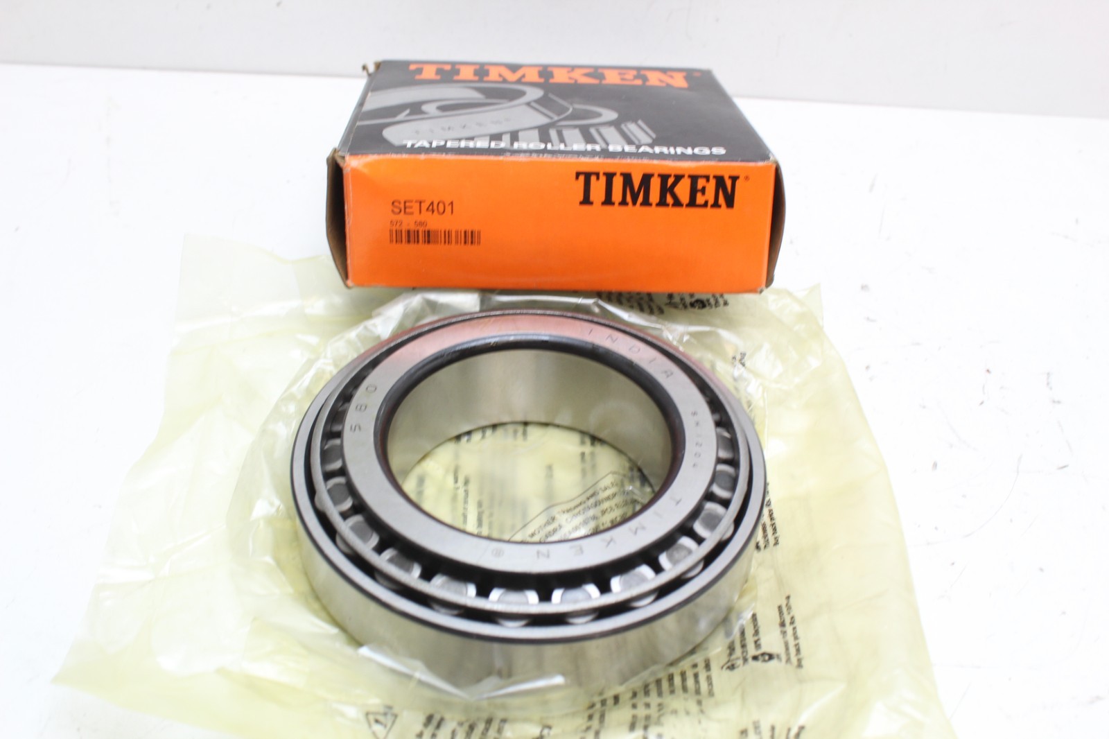 TIMKEN BEARING SET401 (572/580) CUP AND BEARING 82.55×139.992×36.512 mm