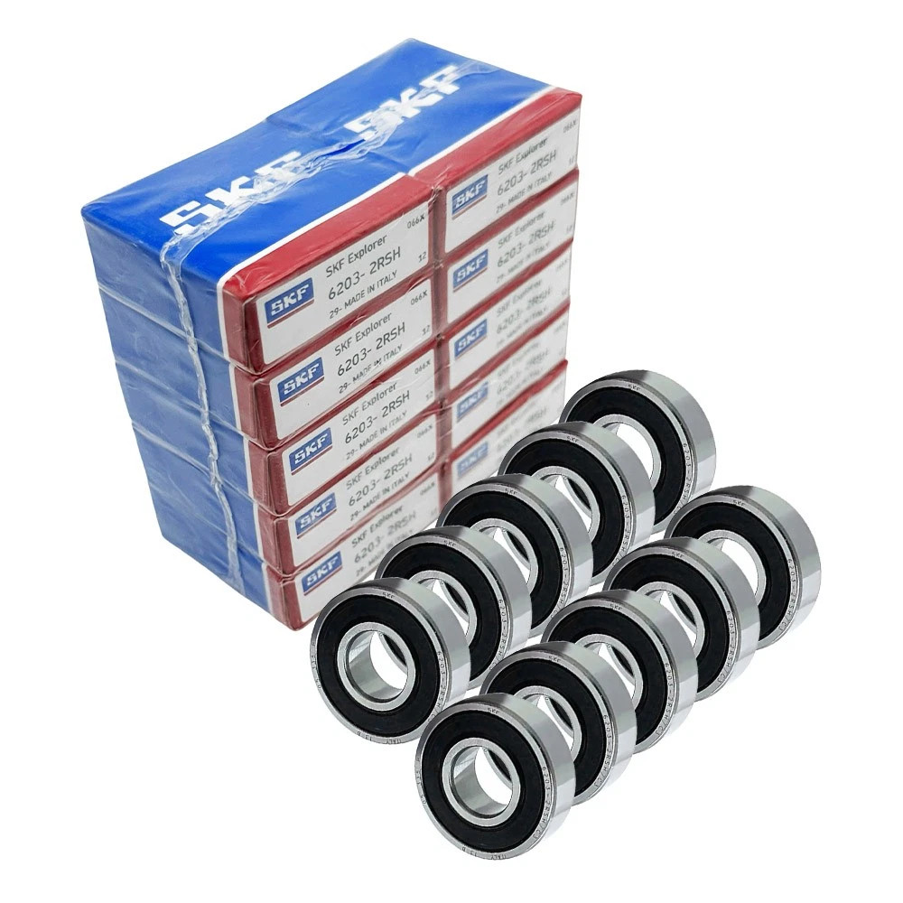 (Qty10) SKF 6203 2RSH C3 DEEP GROOVE BALL BEARING, RUBBER SEALED 17x40x12 mm