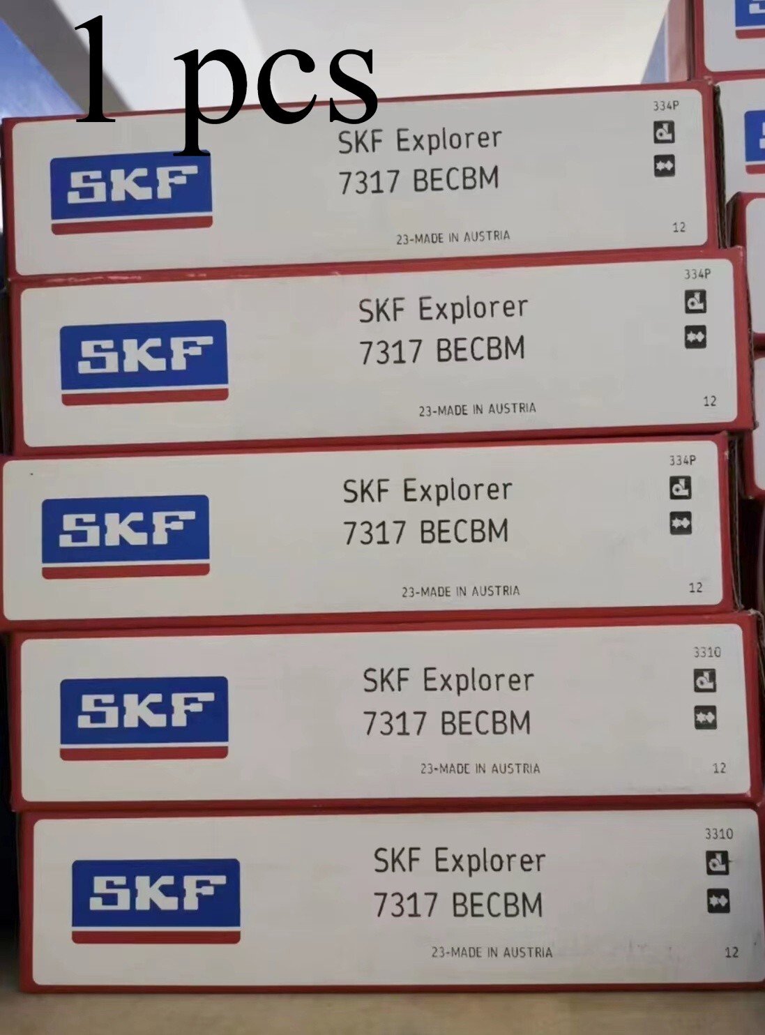 SKF 7317 BECBM single row angular contact ball bearing