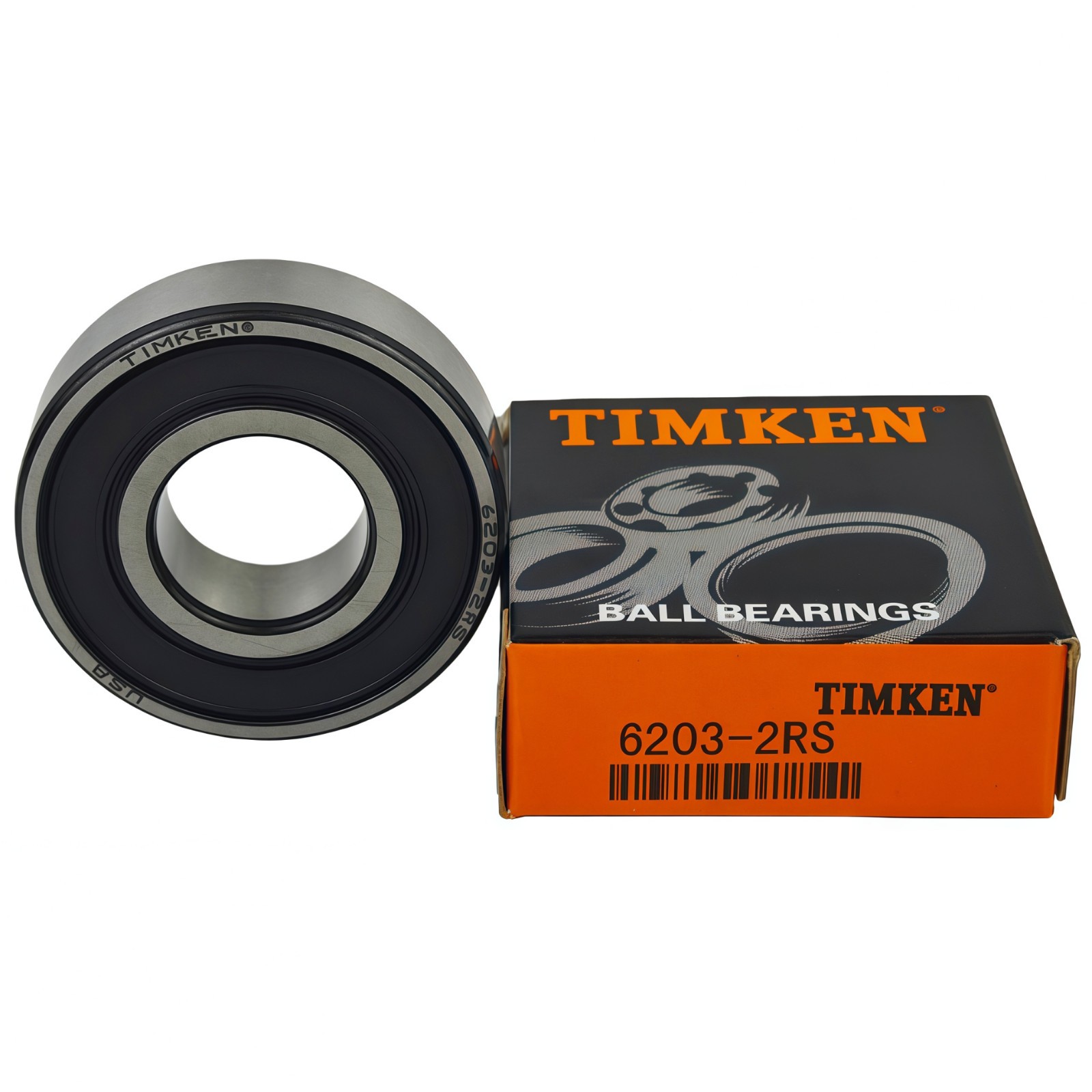 10Pack TIMKEN 6203-2RS Sealed Deep Groove Ball Bearings 17x40x12mm High Quality