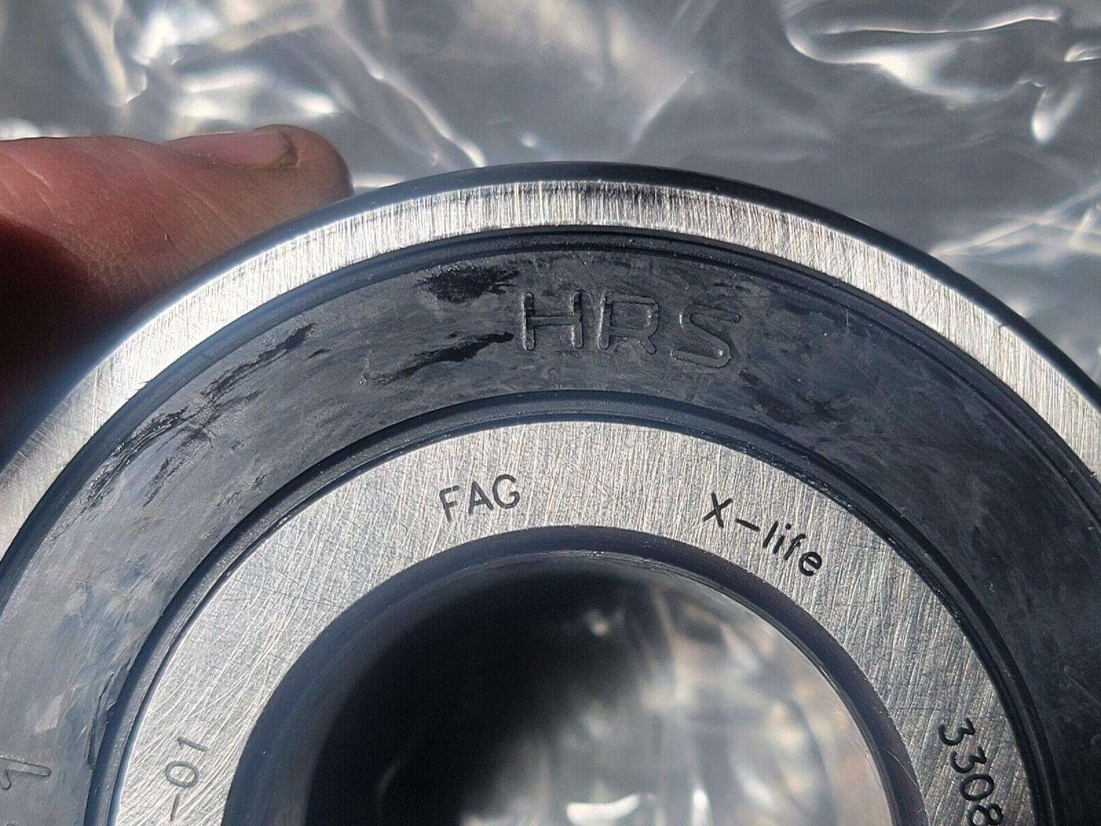 FAG 3308-BD-2HRS-TVH Double Row Angular Contact Ball Bearing FREE SHIP LOC K1