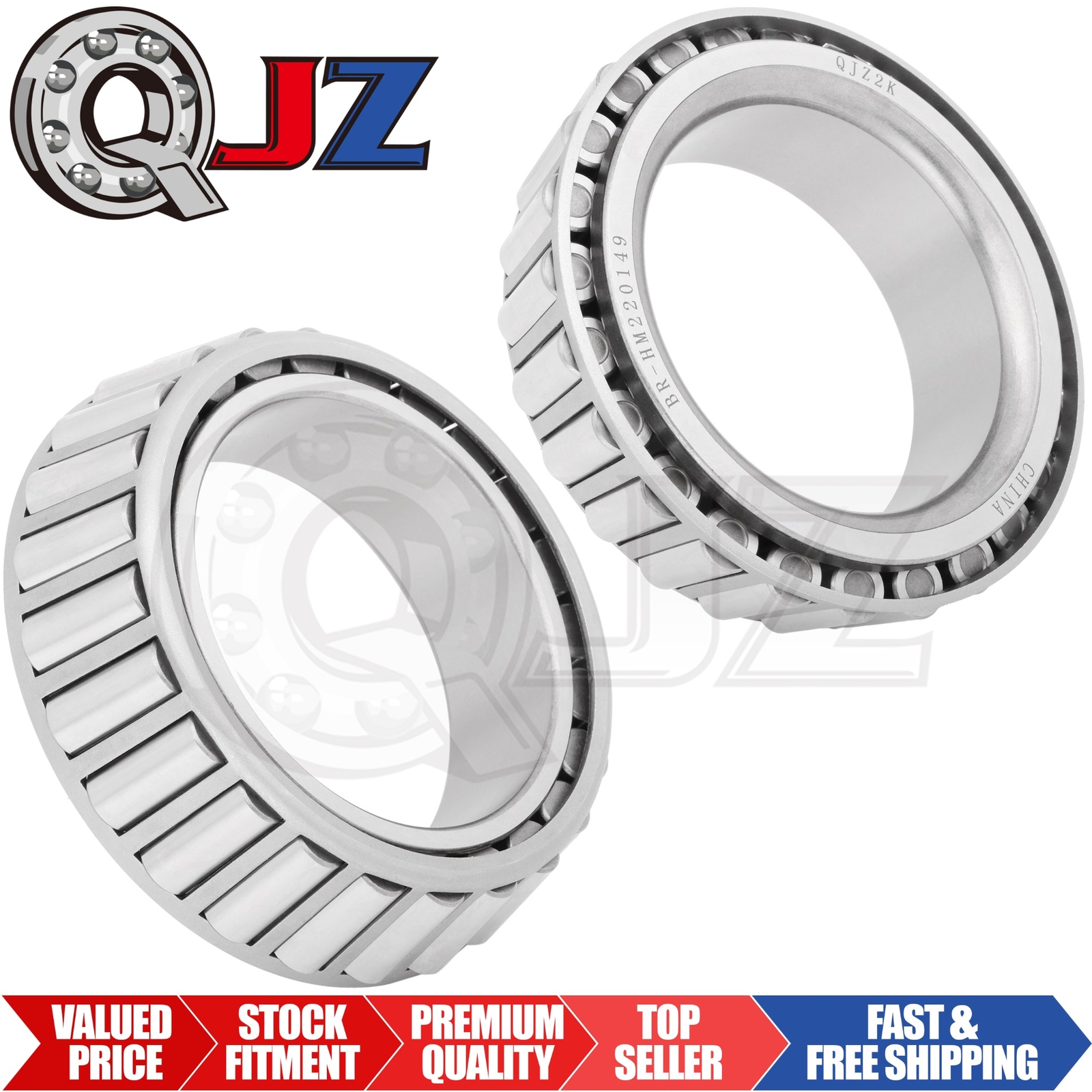 [Qty.2] New HM220149 Tapered Roller Bearing Single-Cone [3.936″ ID x 1.6535″ W]