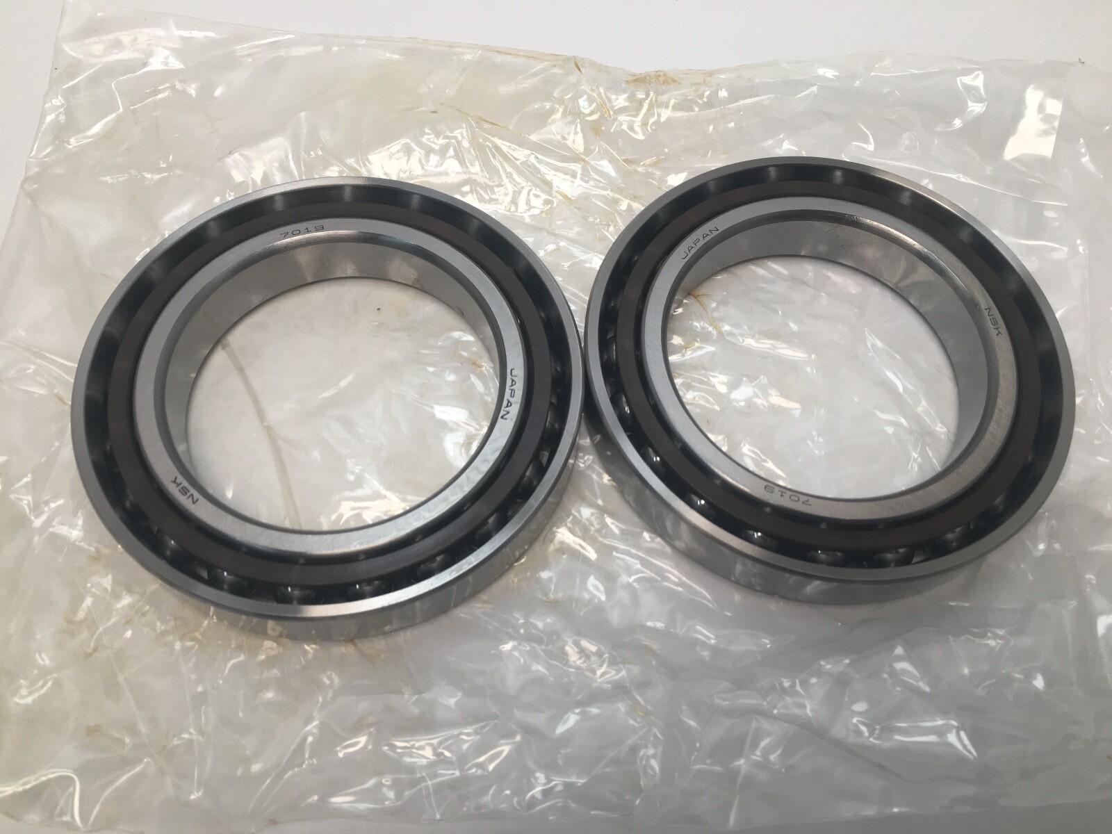 NSK 7019CTYDULPA7 Angular Contact Bearing 95x145x24mm 7019 CTY DUL PA7 Japan Set