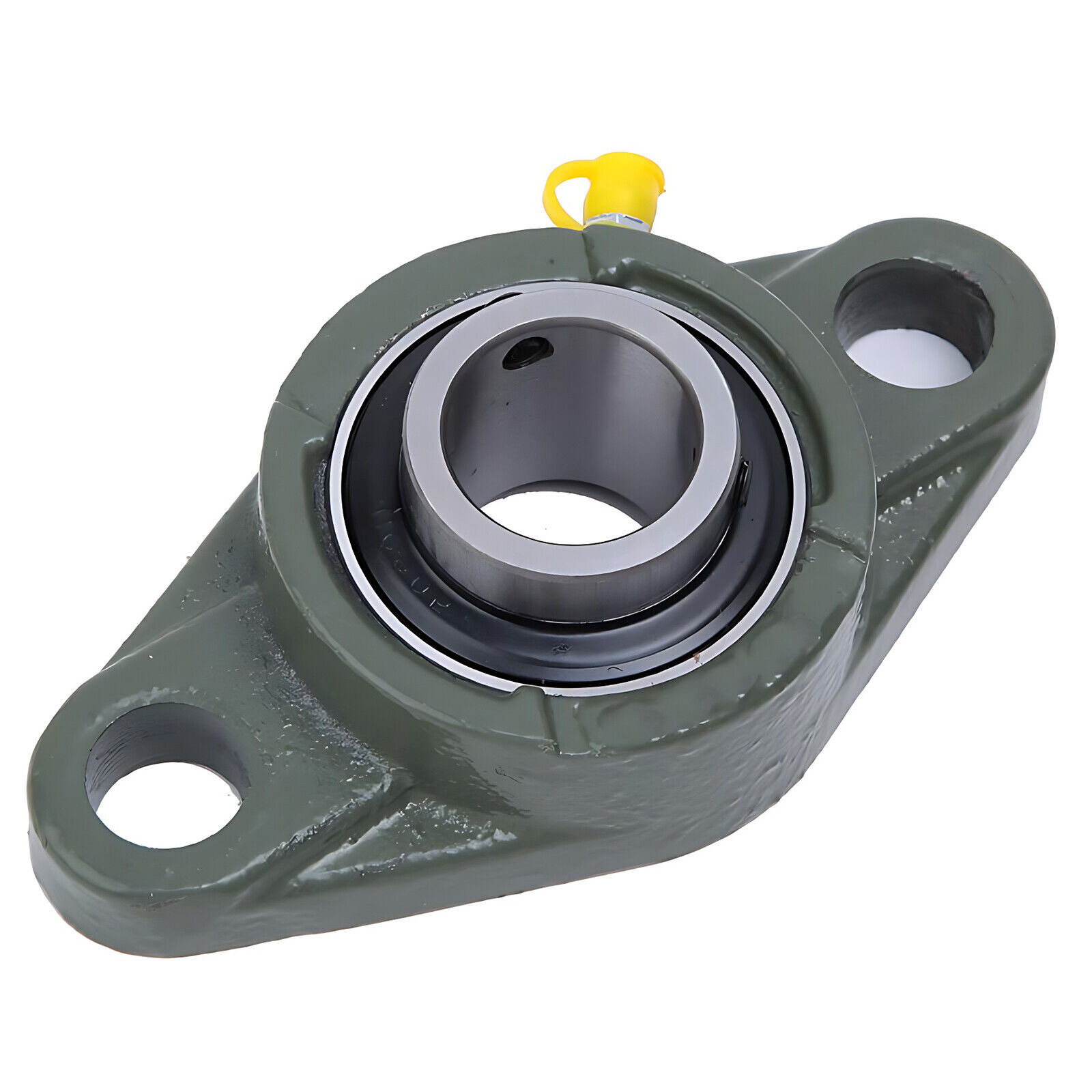 2 Bolt Solid Base 12/15/17/20 bis 60mm UCFL201-212 Pillow Block Flange Bearing