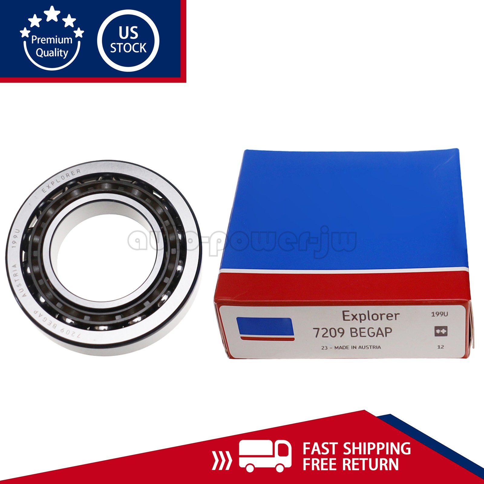 NEW Fits For SKF 7209 BEGAP Angular Contact Ball Bearing 45x85x19 mm US