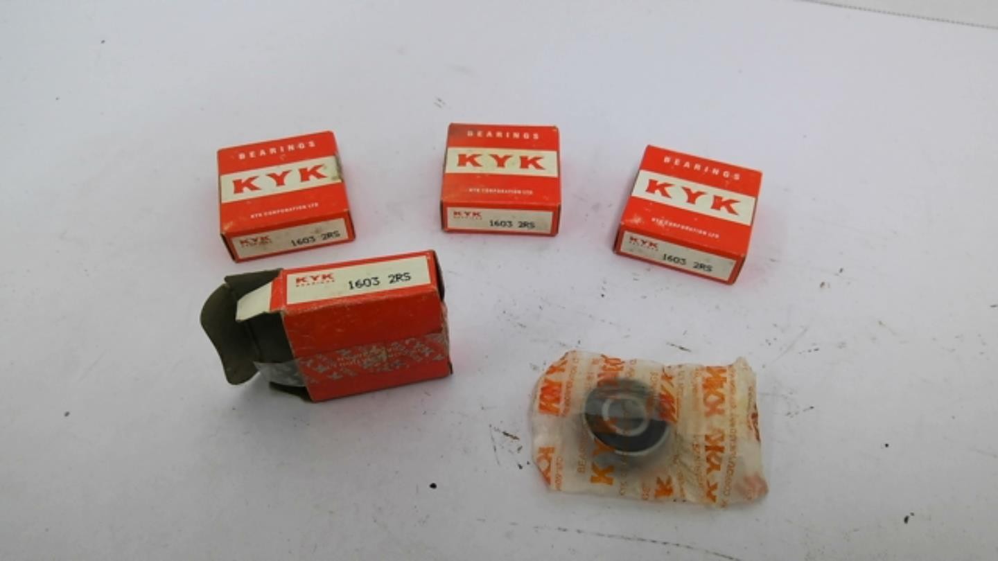 KYK 1603 2RS Bearing Lot of 4