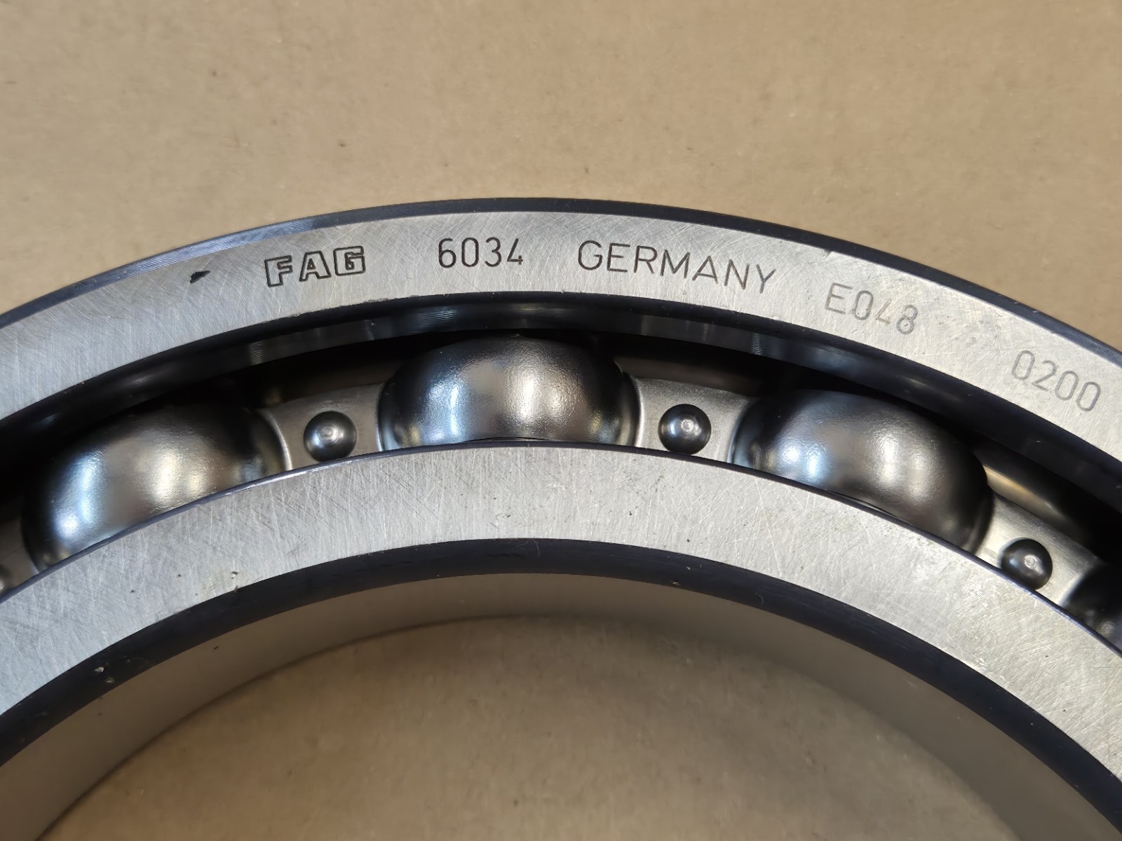 FAG 6034 E048 200 Deep Groove Ball Bearing 170mm Bore 260mm OD
