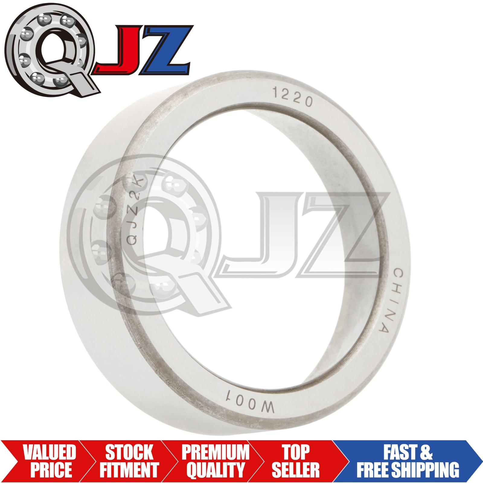 [1-Pack] 1220 Tapered Roller Bearing Outer Cup 2.25″ (Outer) x 0.6875″ (Width)