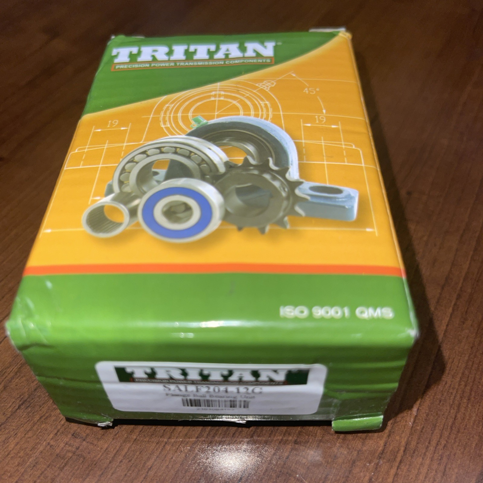 Tritan Salf204-12G Flange Bearing, 2-Bolt, Ball, 3/4″ Bore