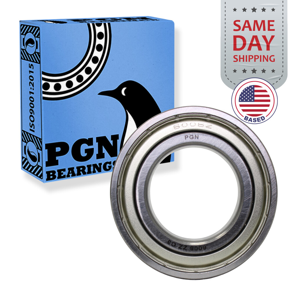 (100) 6006-ZZ Premium Metal Shield Ball Bearing C3 EMQ, 30x55x13, 6006 ZZ 6006z