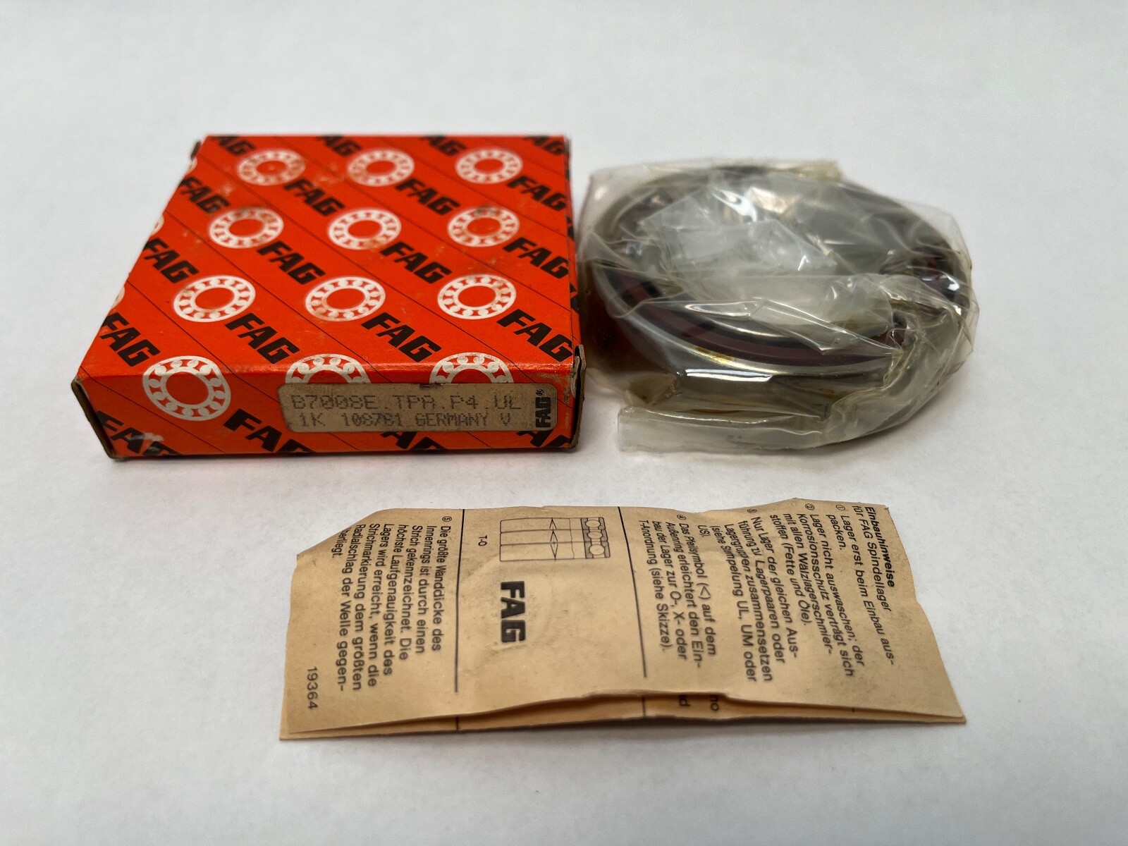 FAG B7008E.TPA.P4.UL Bearing 40x68x15 mm 7008E B-7008-E-TPA-P4-UL Germany