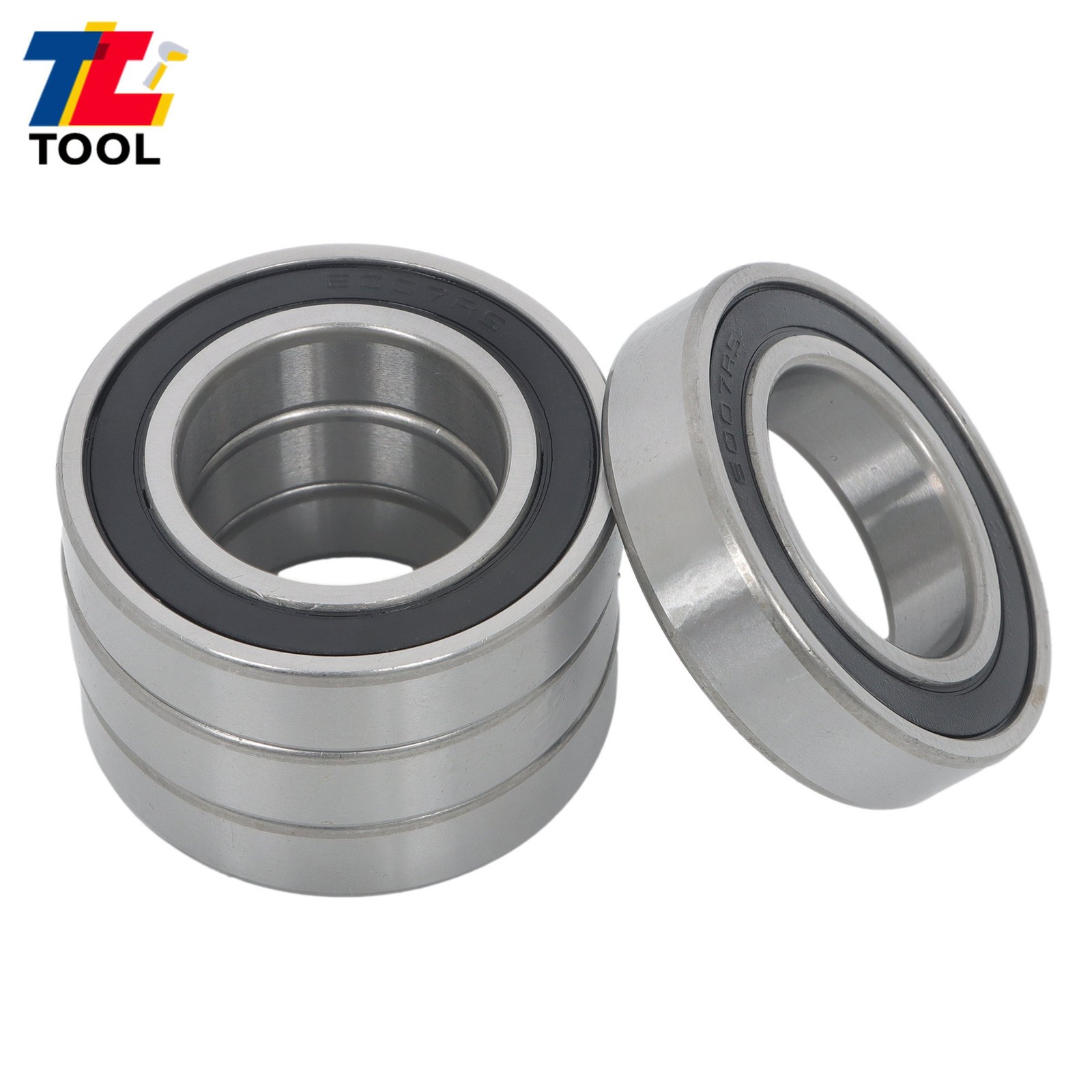 Industrial 6007-2RS Bearings 10pcs 35x62x14mm Double Sealed