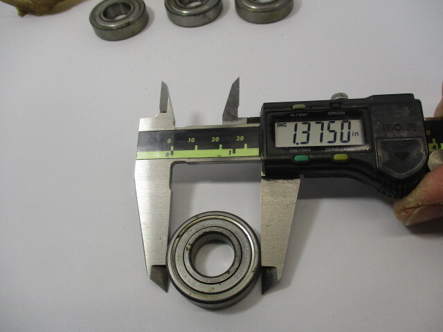 (4) NDH # R10 Ball Bearing 1-3/8″ OD x 5/8″ ID x 11/32″ Thick Made in USA LNOS