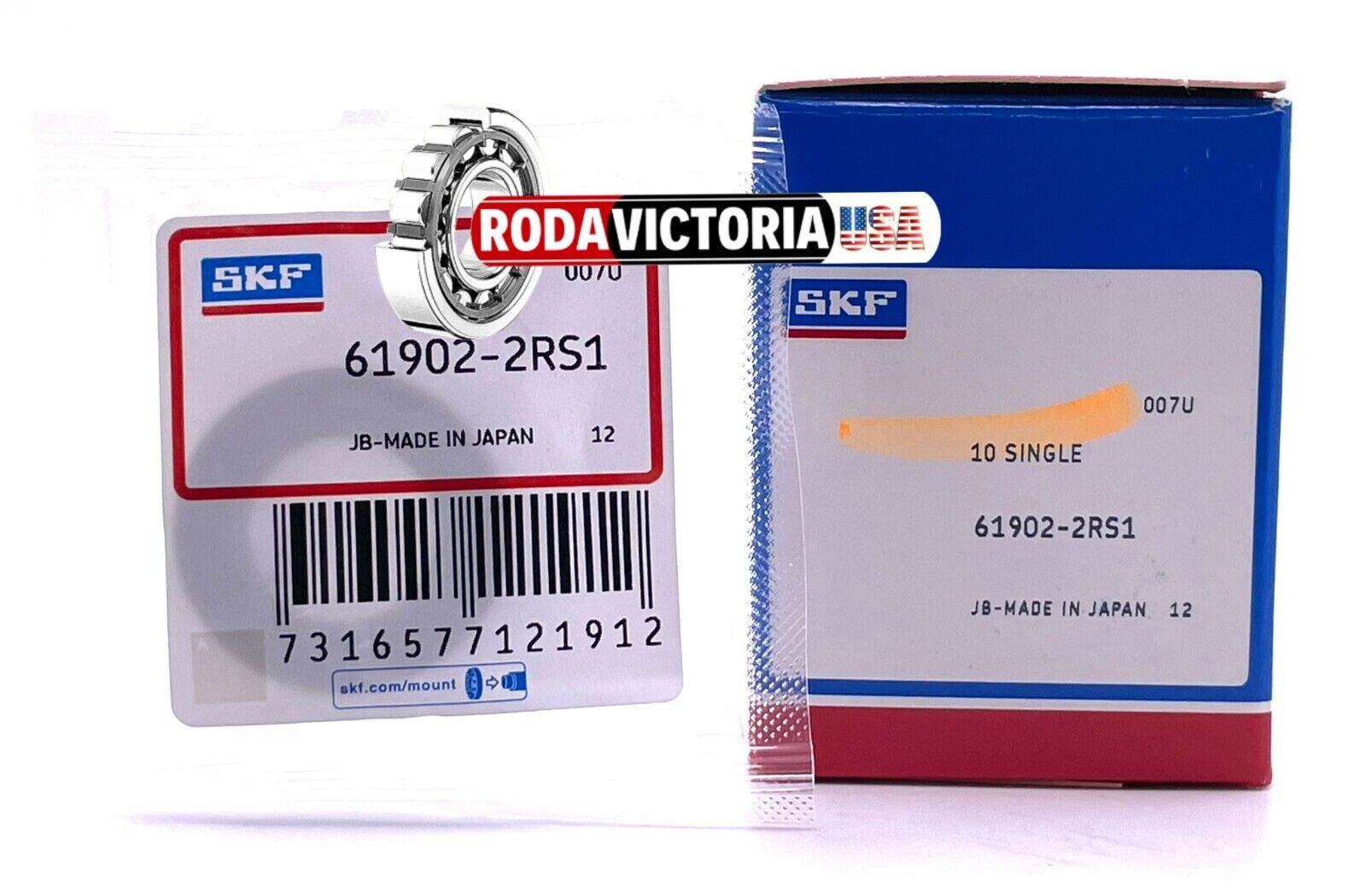 NEW SKF 61902-2RS1 Deep Groove Ball Bearings 15x28x7 mm 6902-2RS