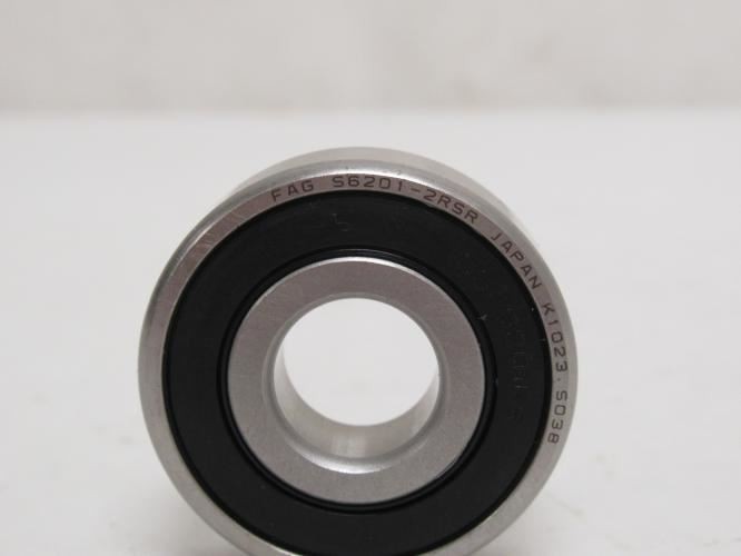 188923 New-No Box; FAG S6201-2RS Ball Bearing; 12mm ID x 32mm OD x 10mm Wide