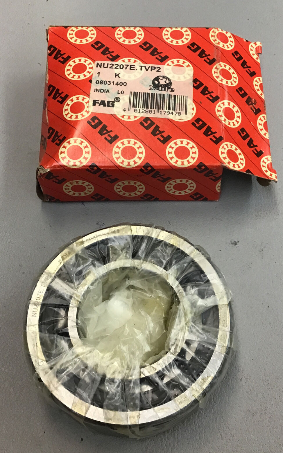 FAG Cylindrical Roller Bearing NU2207 ETVP2 ID 35mm AD 72mm width 23mm (b363)