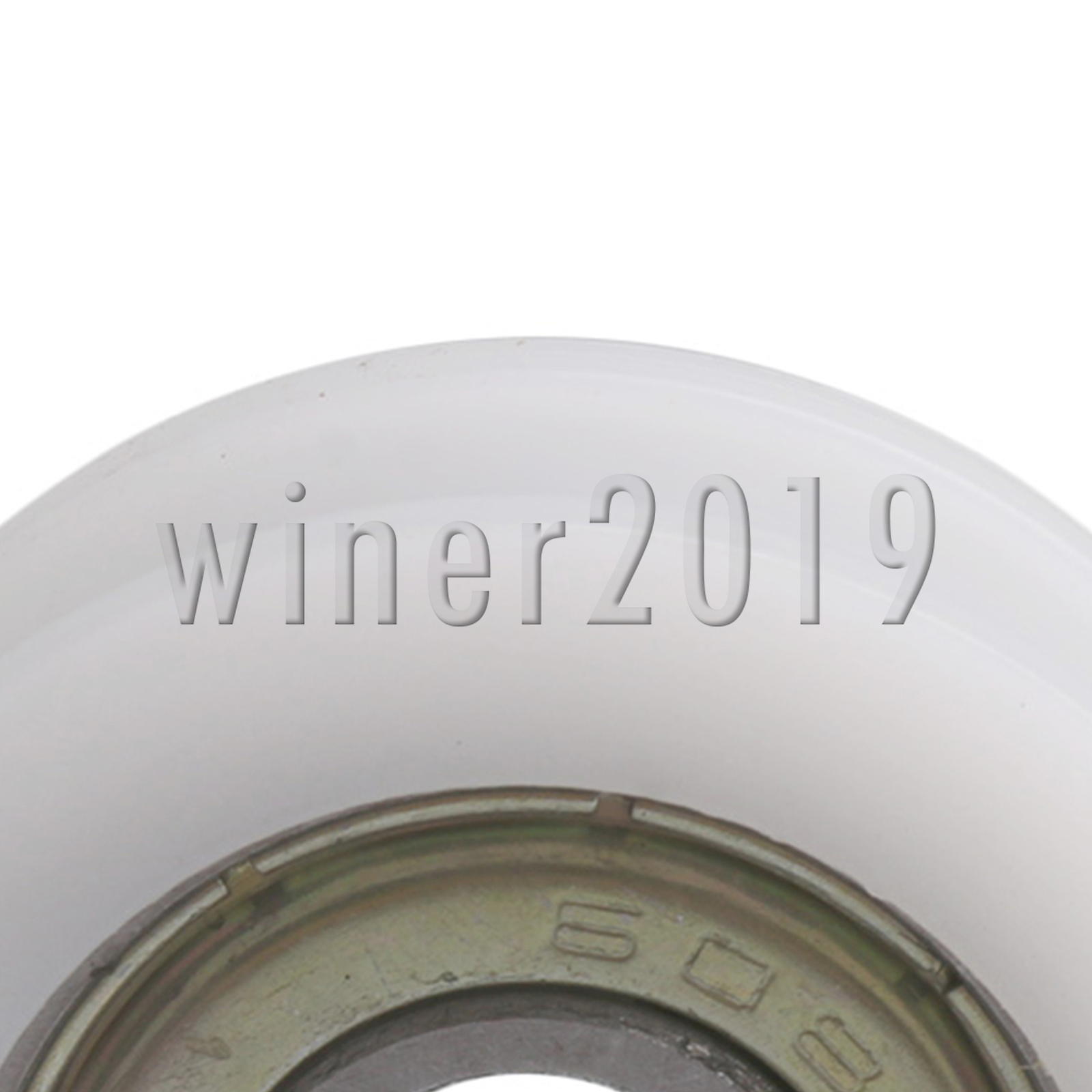 White Plastic Bearing Pulley 0.31″x1.18″x0.39″ for Door Window Repair Pack of 12
