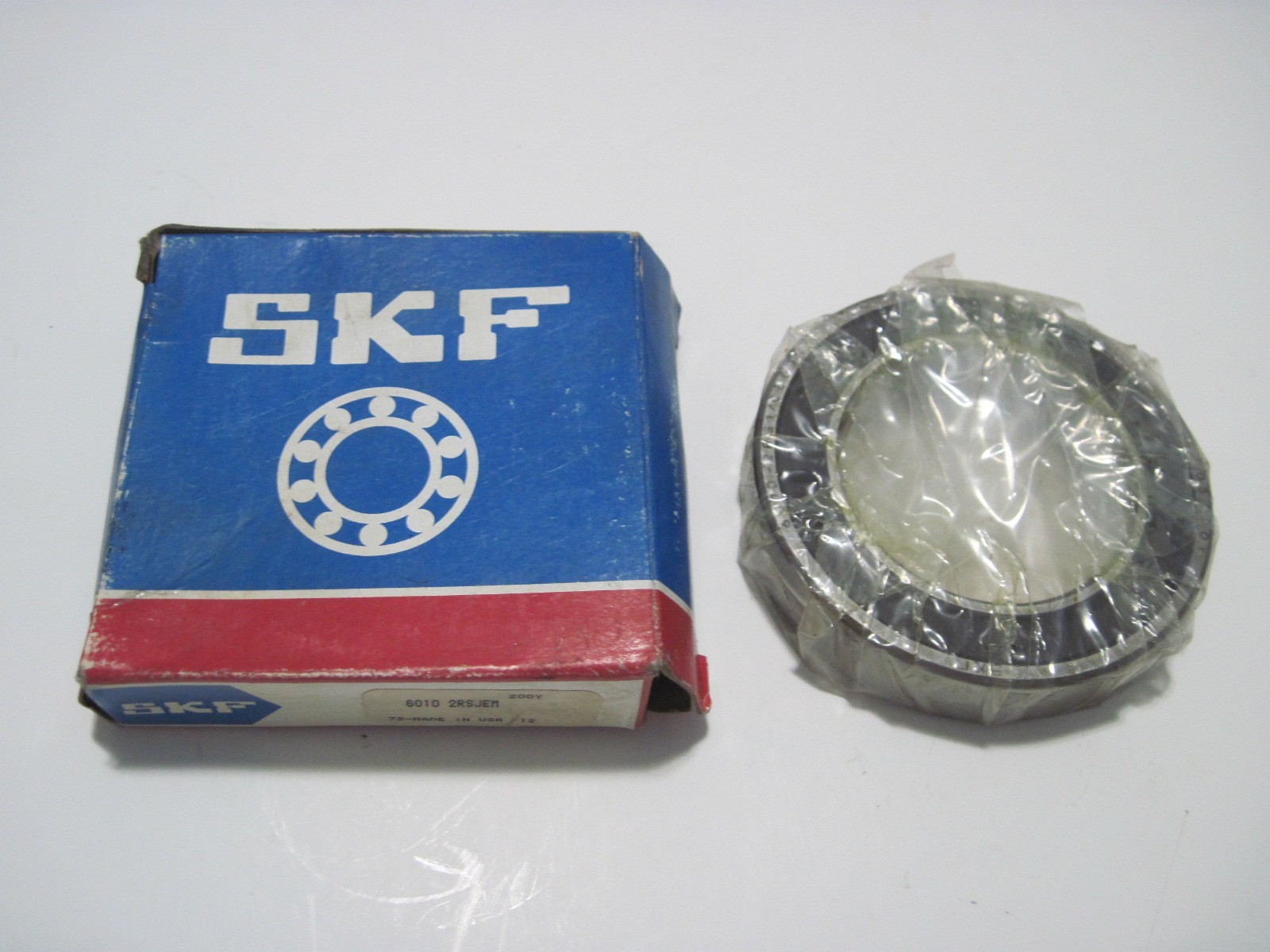 NOS SKF 6010 2RSJEM Deep Groove Bearing 50x80x16mm USA
