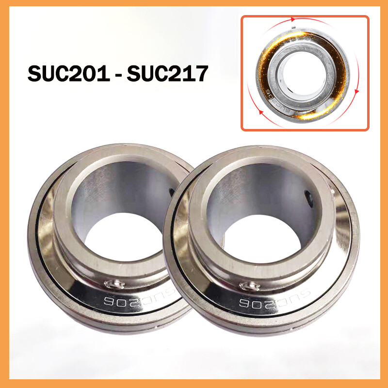 Spherical Plain Bearing SUC201-SUC217 Outer Spherical Bearing Bore 12mm – 85mm