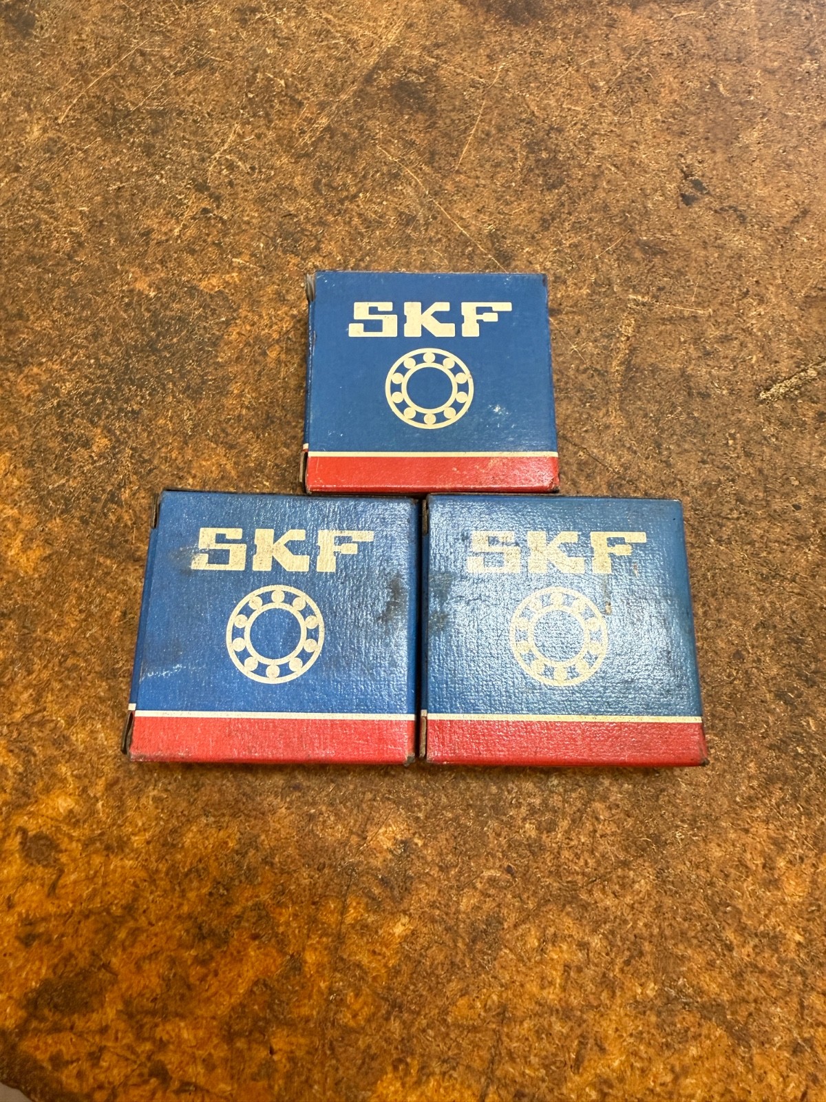 Lot of 3x SKF 6205-2RSJEM Ball Bearing 25 mm Bore, 52 mm OD, 15 mm Wd (NEW)