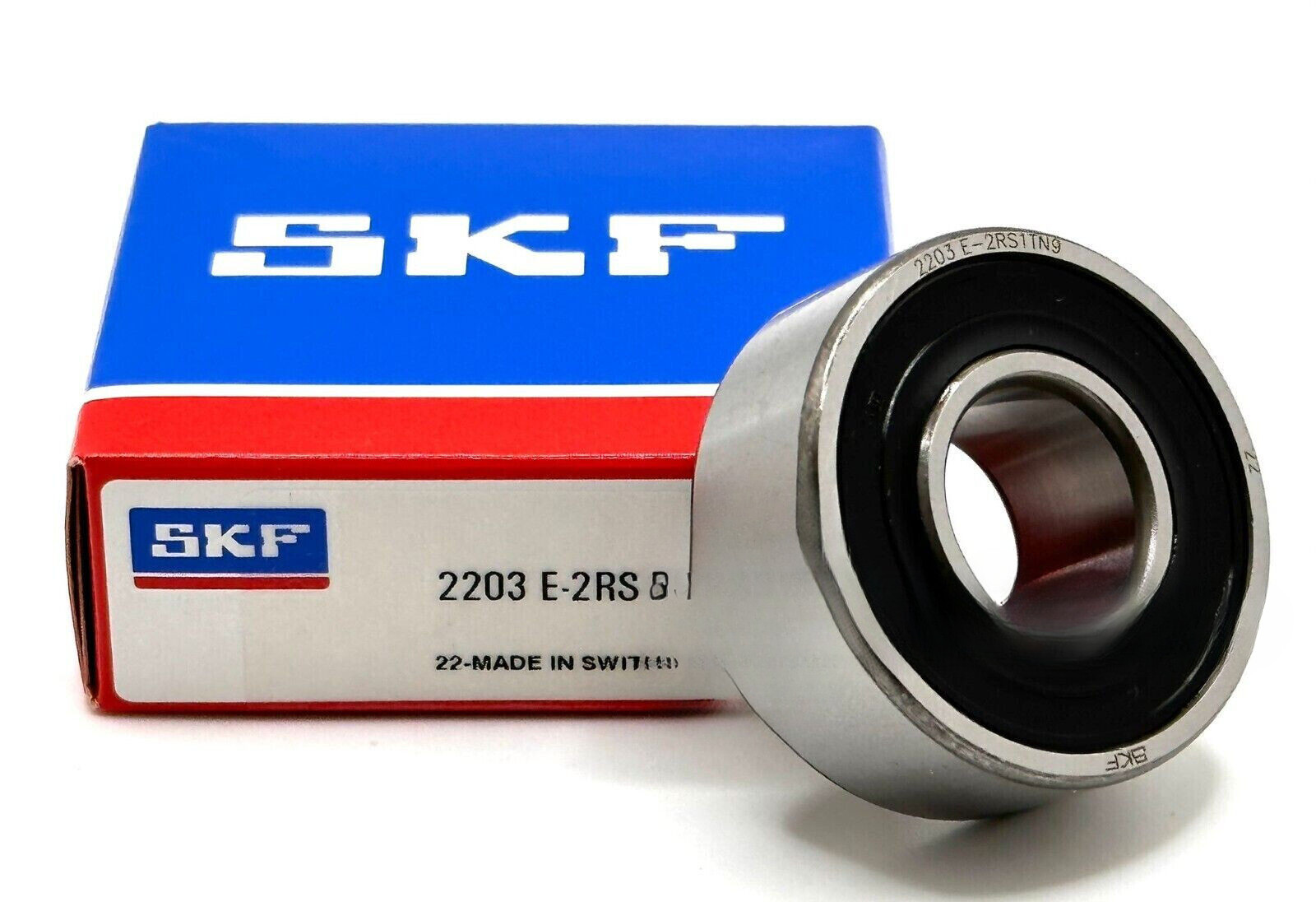 SKF 2203 E 2RS1 TN9 SELF ALIGNING BALL BEARING, RUBBER SEALED 17x40x16mm