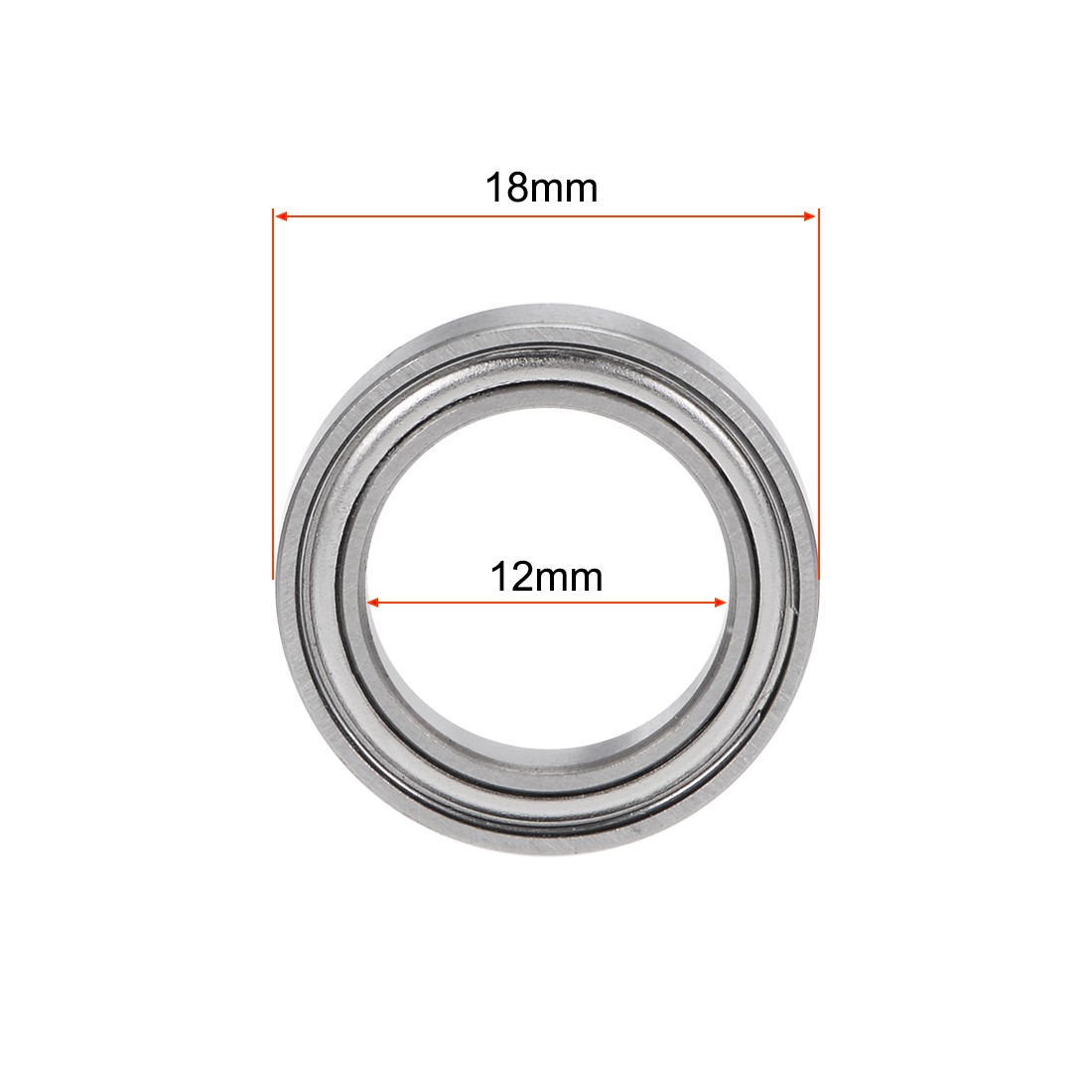 6701ZZ Ball Bearing 12x18x4mm Double Shielded ABEC-3 Bearings