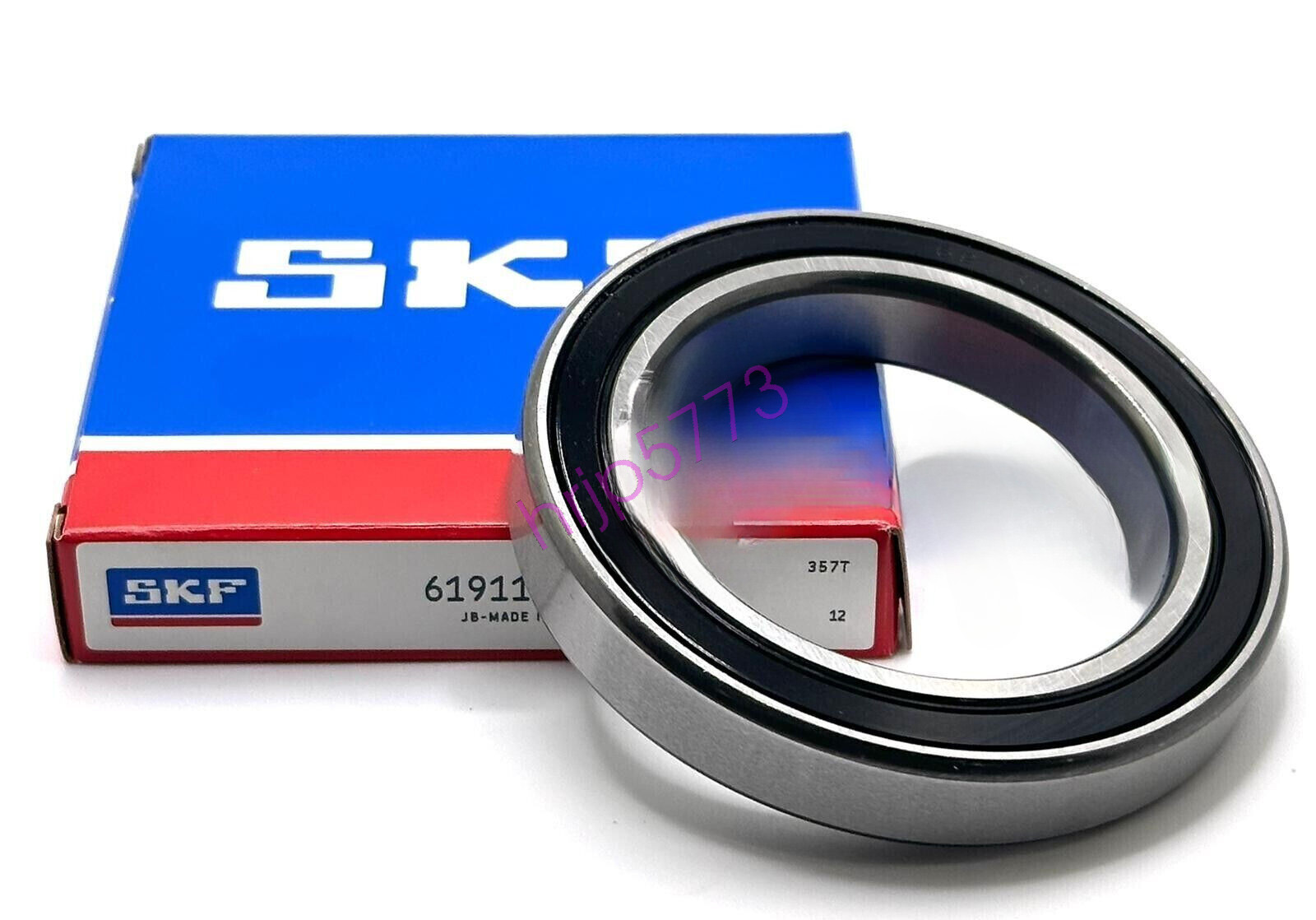 SKF 61911 2RS DEEP GROOVE BALL BEARING, RUBBER SEALED 55x80x13mm 6911-2RS