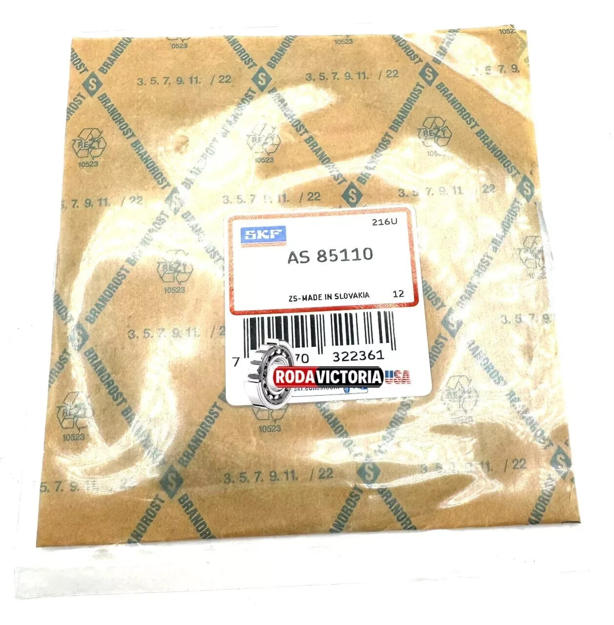 SKF AS85110 Washer For Needle Roller Bearing AXK85110 85x110x1 mm