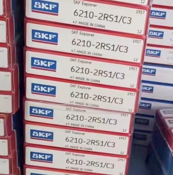 1PC SKF 6210-2RS1/C3 Deep Groove Ball Bearing #