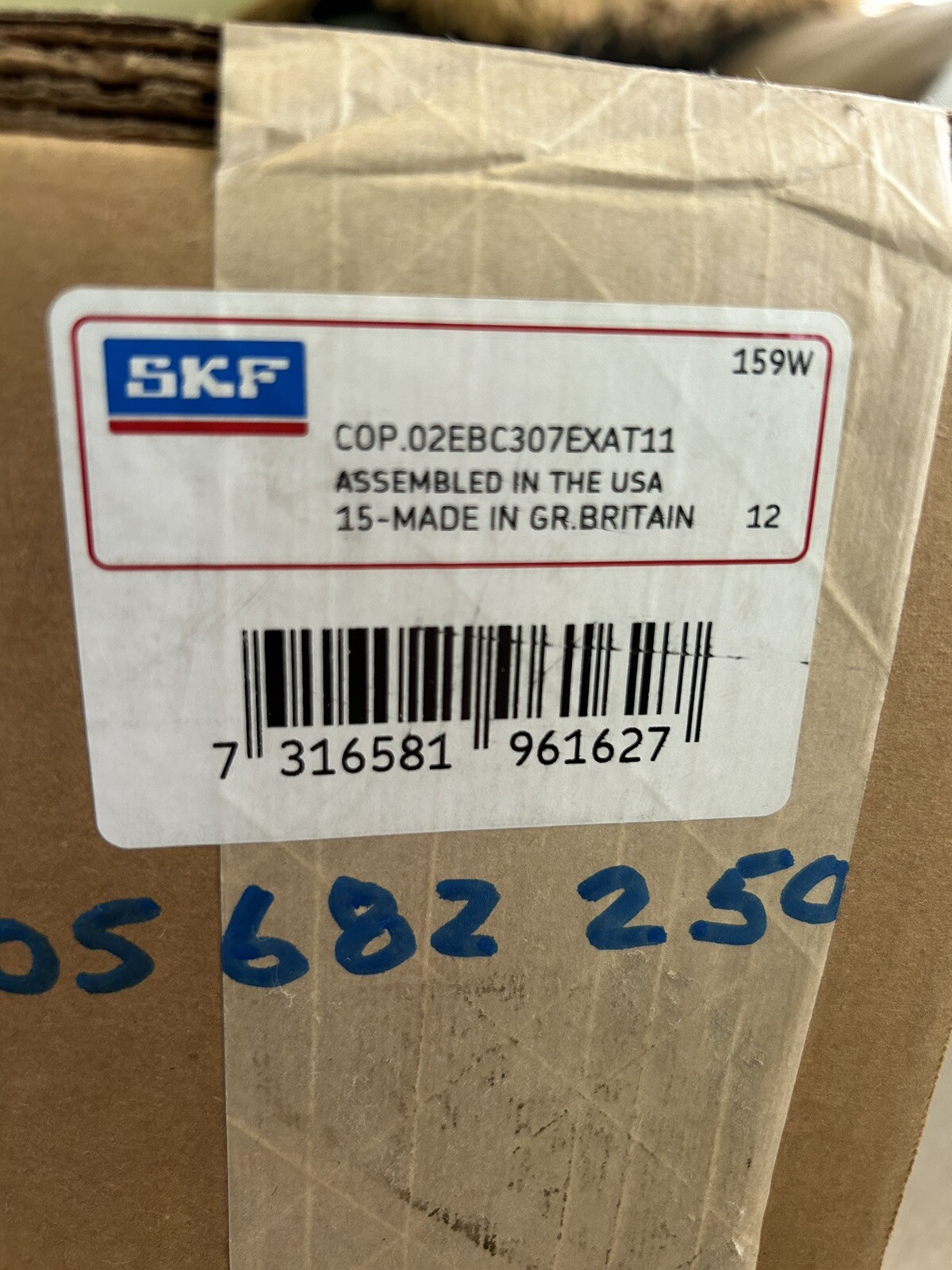 SKF Cooper Split Cylindrical Roller Bearing and Cartridge 02EBC307EXAT11 NIB
