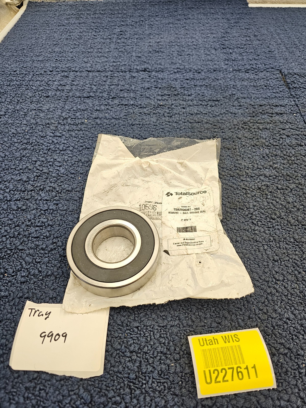 TotalSource 10596 Double Seal Ball Bearing TSA/BG6307-2RS, 63072RS