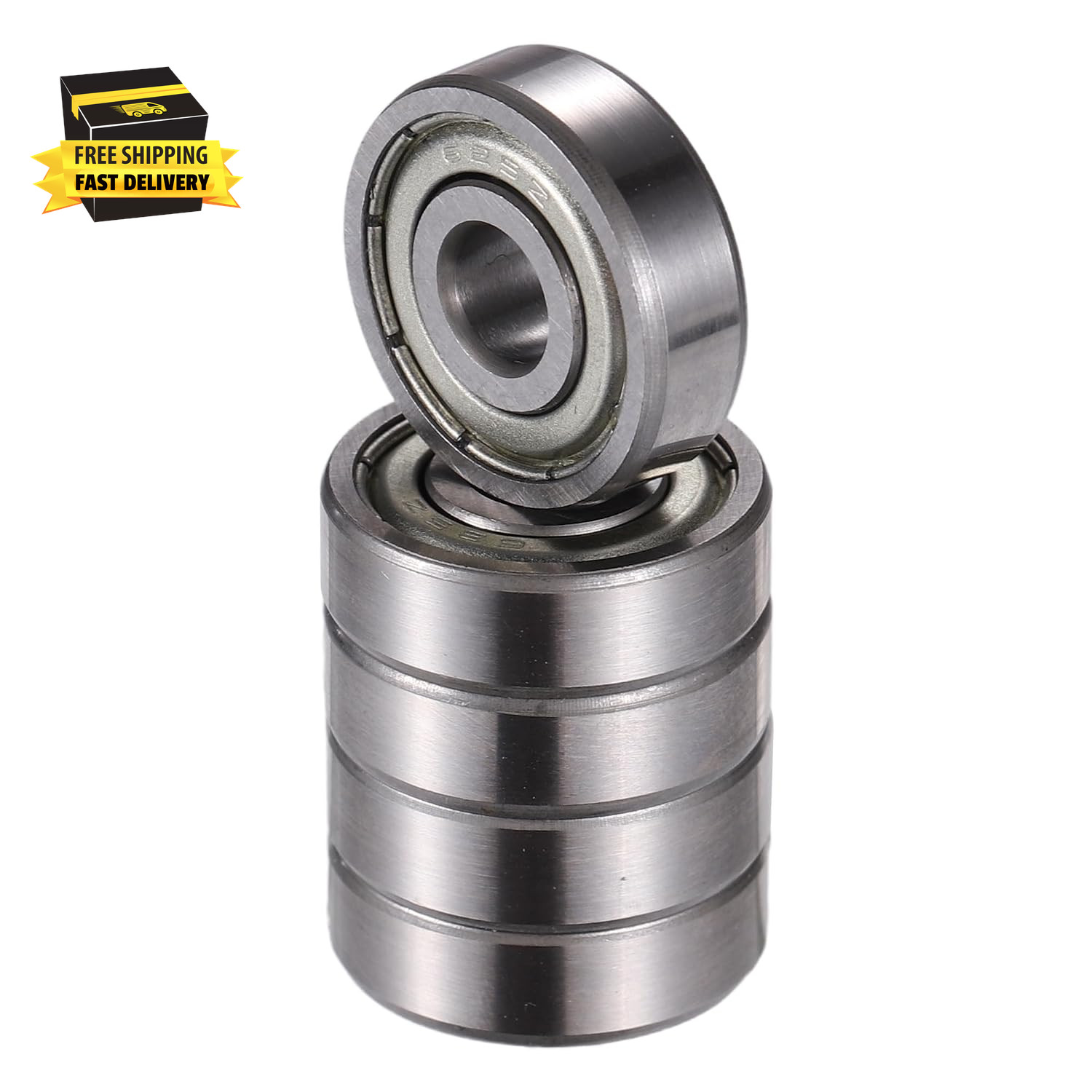625ZZ 5X16X5Mm Double Metal Shield Single Row Deep Groove Ball Bearings Silver T