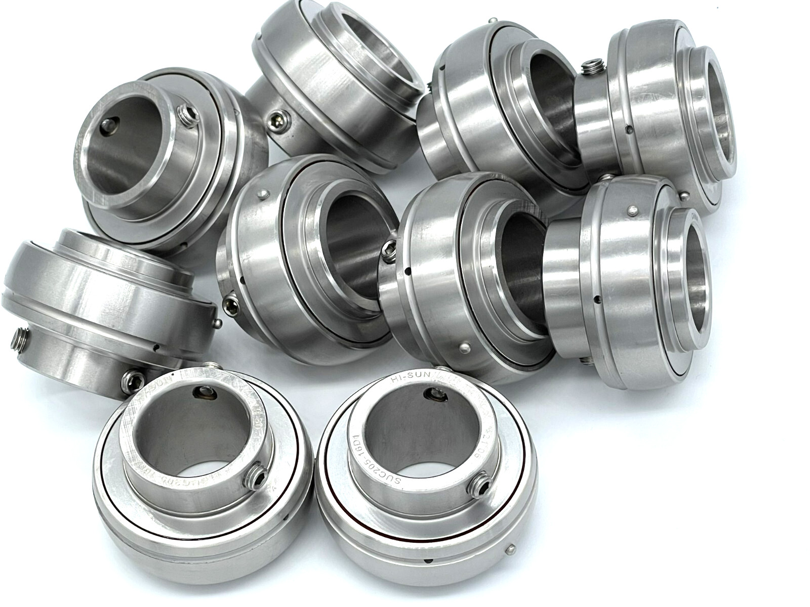 2PCS SUC205-16 D1 1″ Insert Stainless Bearing HI-SUN