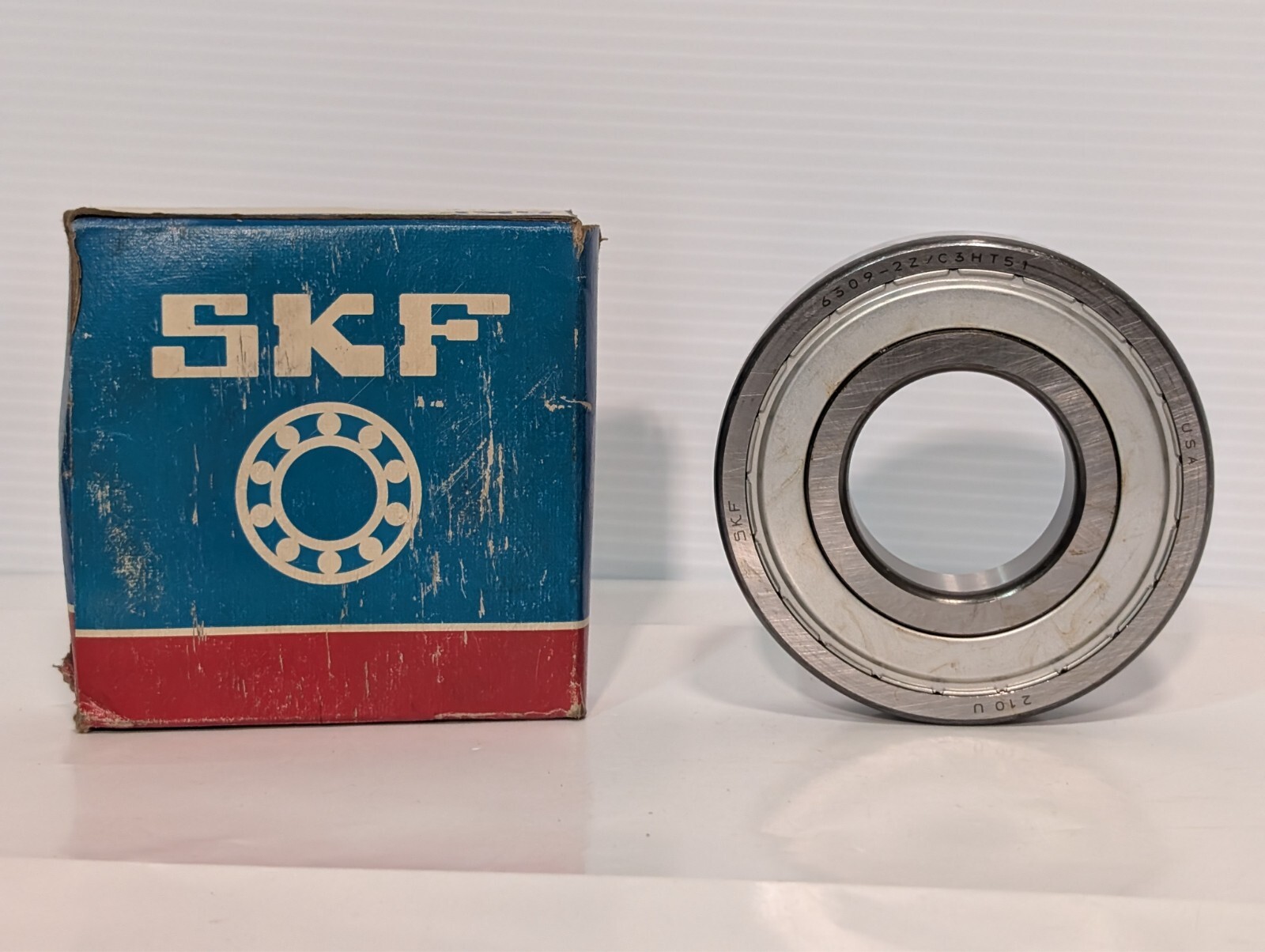 SKF 6309 2ZJEM Double Shielded Ball Bearing 45x100x25 mm C3 Internal Clearance