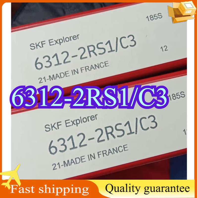 6312-2RS1/C3 1PCS NEW SKF Single Row Deep Groove Ball Bearing Fast Delivery