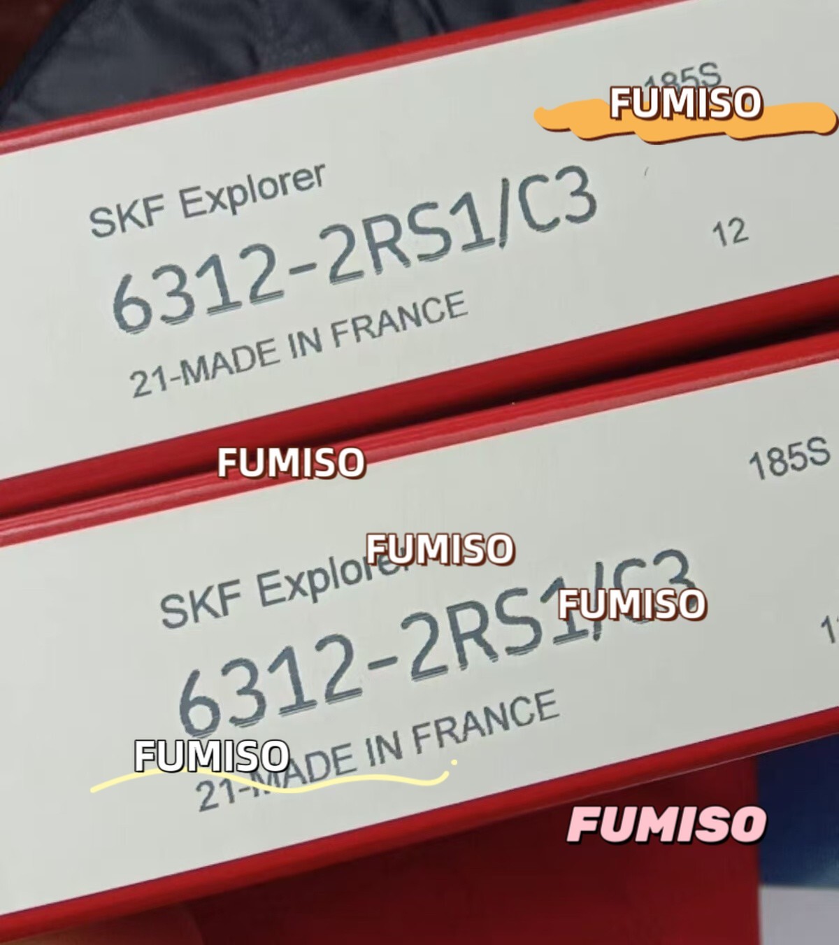 NEW SKF 6312-2RS1/C3 single row deep groove ball bearing 1PCS Quality assurance~