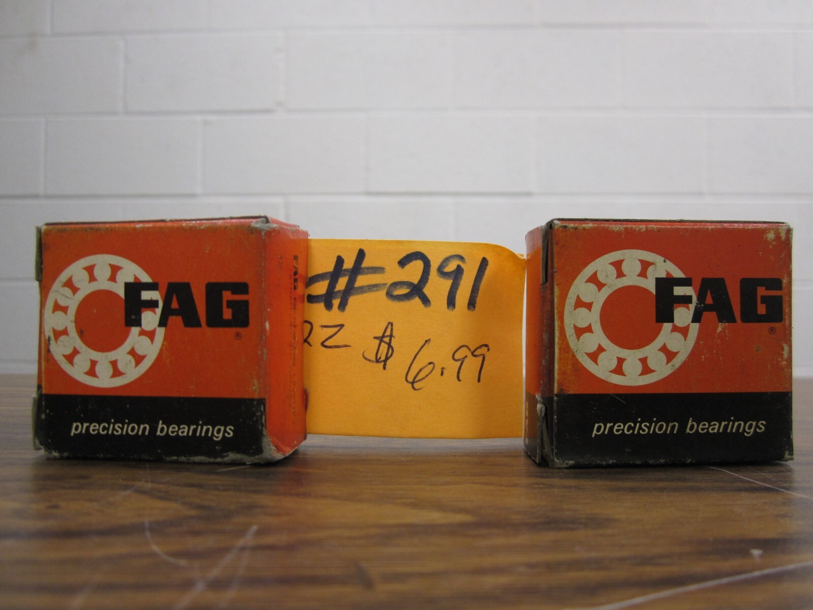 FAG 6203.2Z C3 6203-ZZ 17mm X 40mm X 12mm Metal Shielded Bearing 1 side # 291
